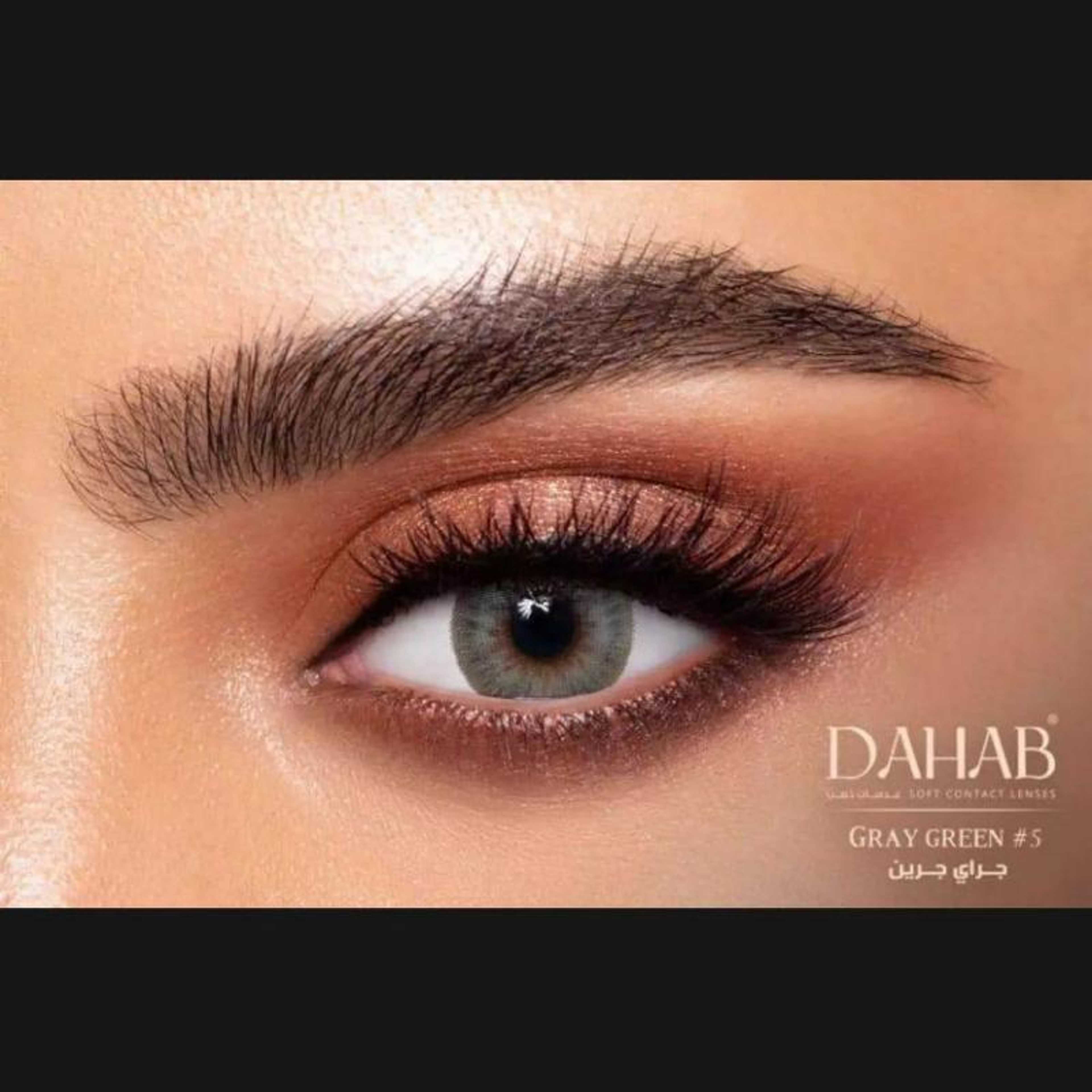 Dahab Color Lenses, SERBIAN GRAY GREEN, Dahab Contact Lenses with Free Kit