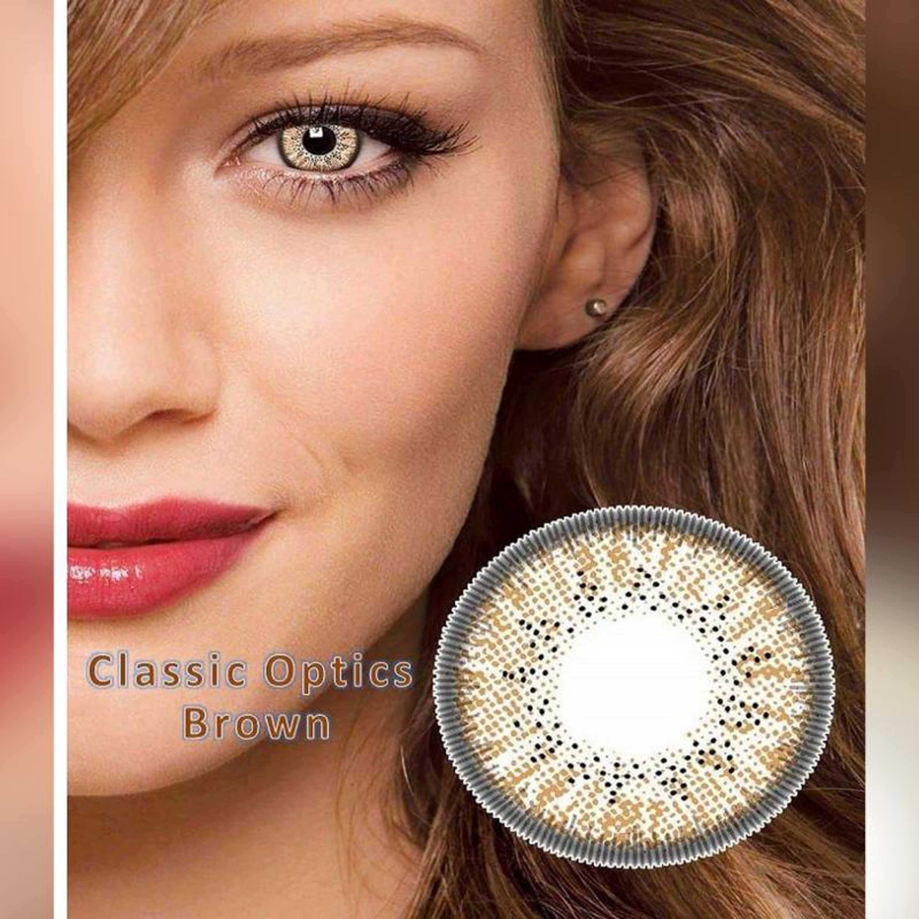 Brown Double shade Contact Lenses-Bridal Colors