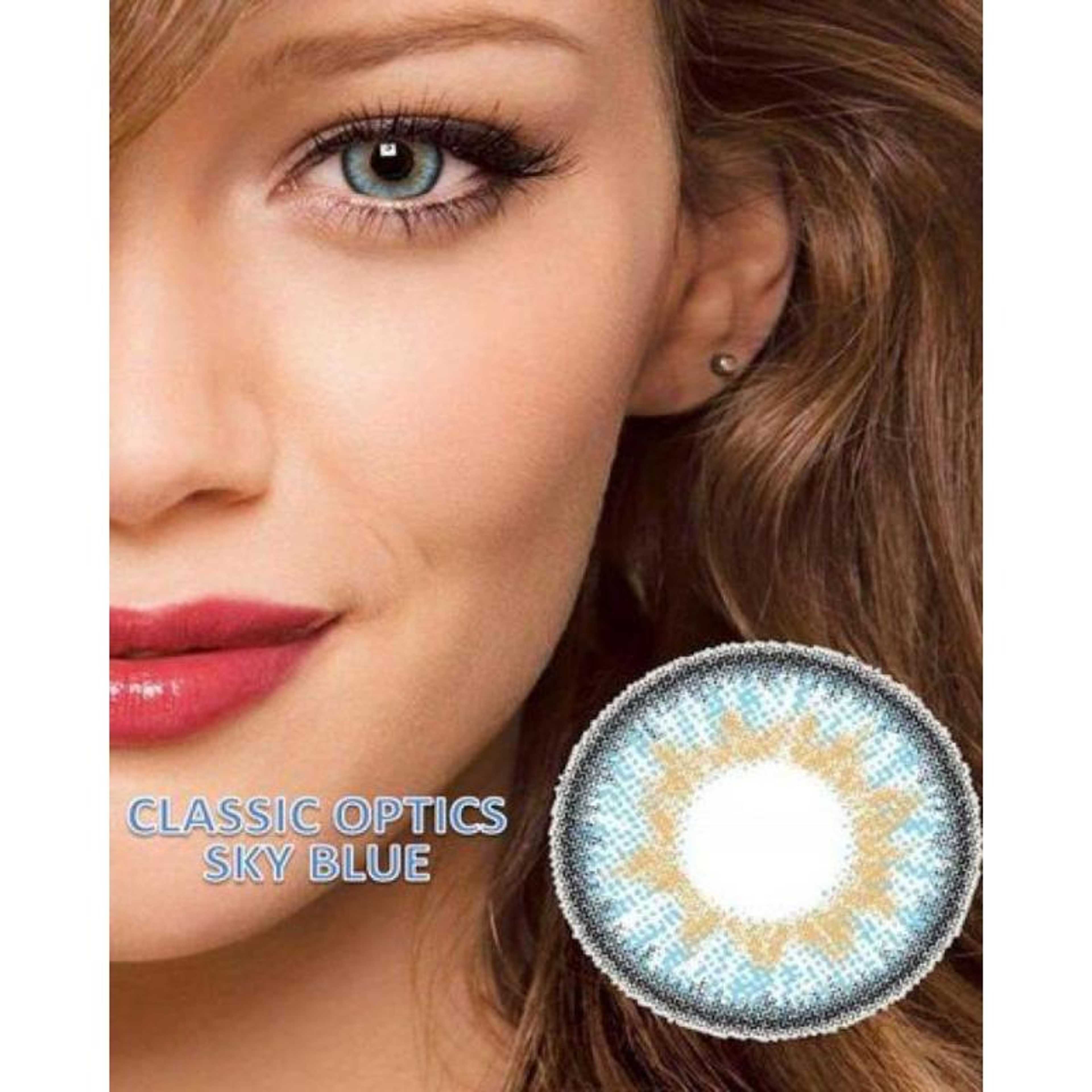 Daily Wear Sky Blue Triple Shade Contact Lenses-Us Vision