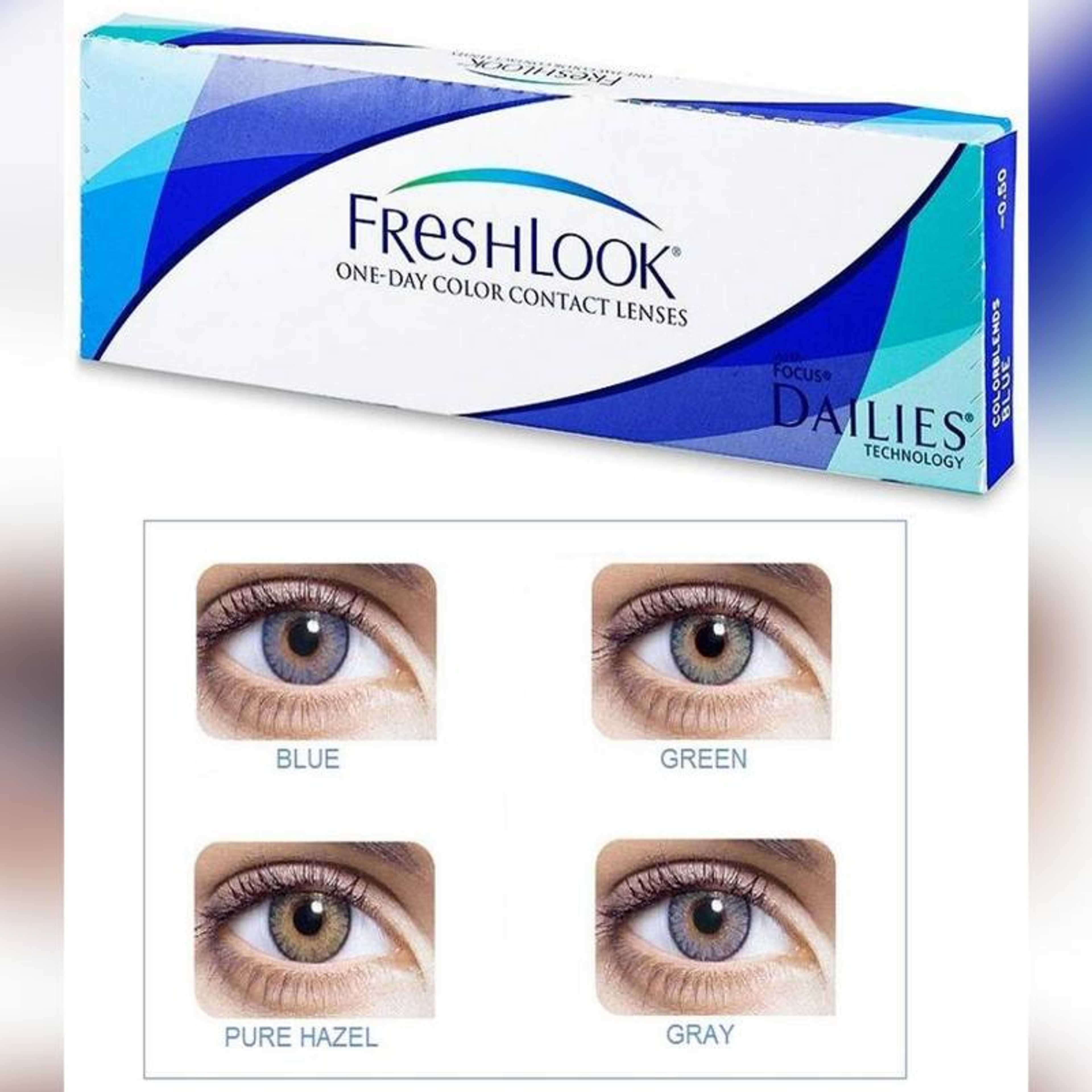 FreshLook Blue Soft Contact Lenses