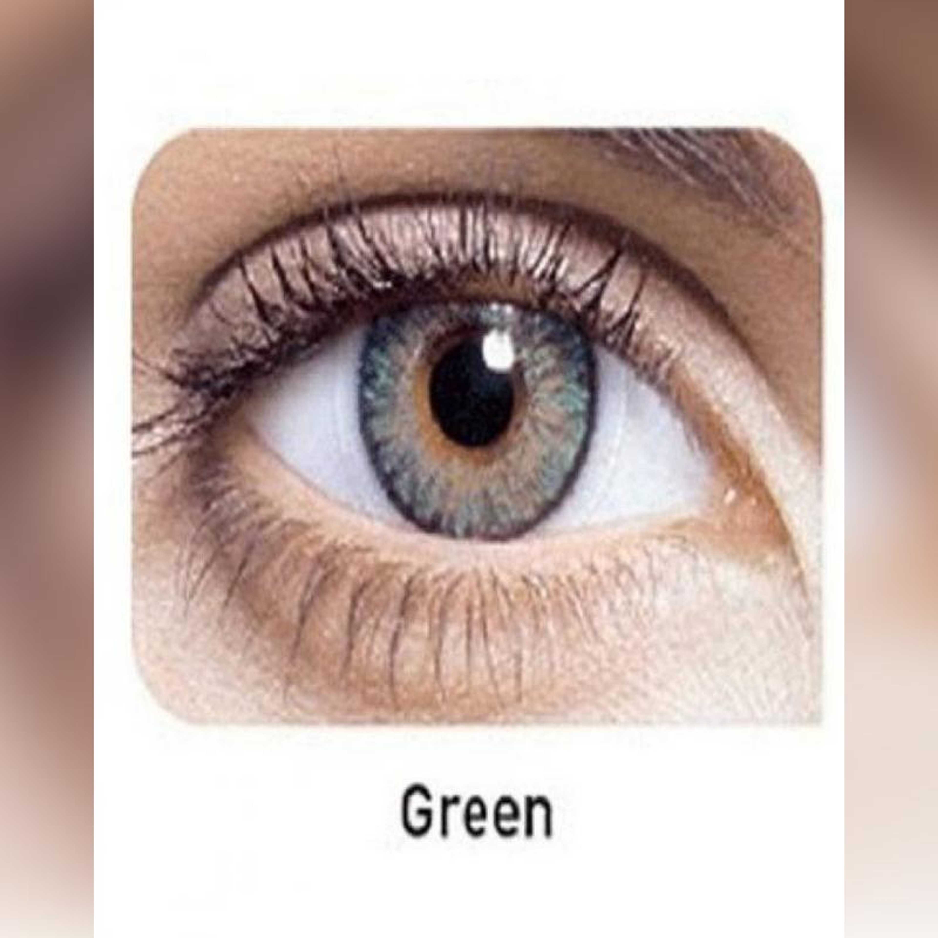 Green Soft Contact Lenses With Kit