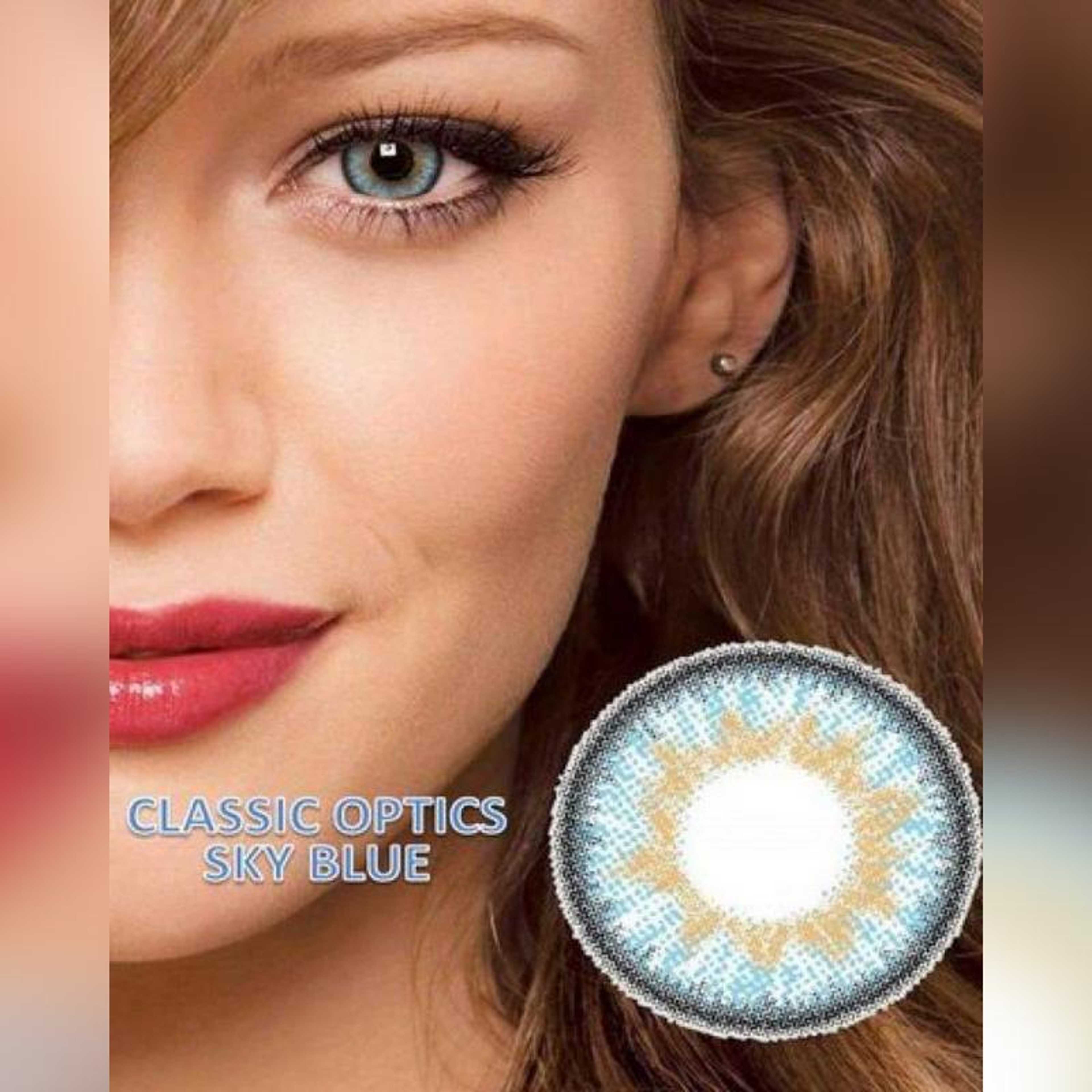 Sky Blue Triple shade Contact Lenses-US Vision