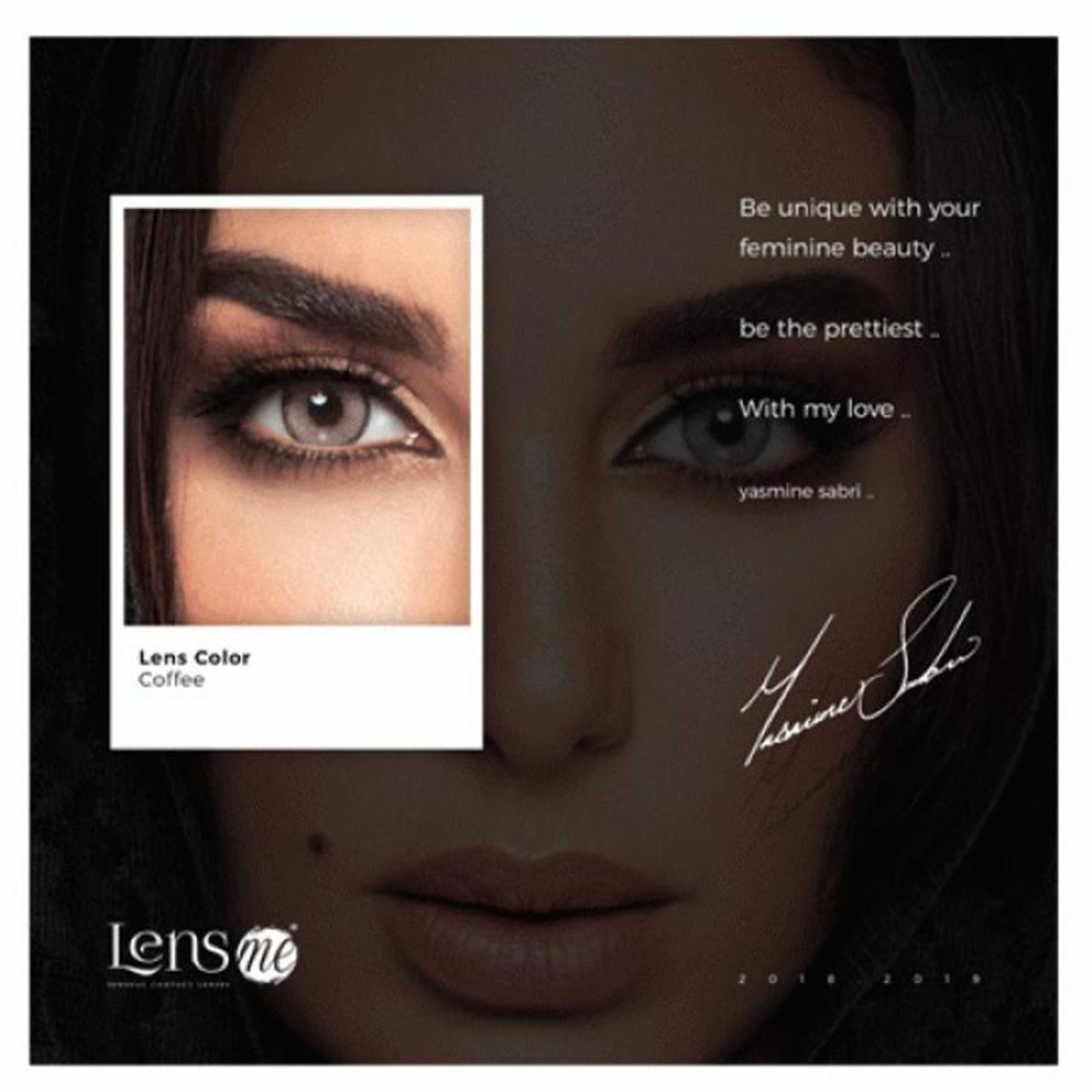 Lensme Caffe, Color Contact Lenses with Kit