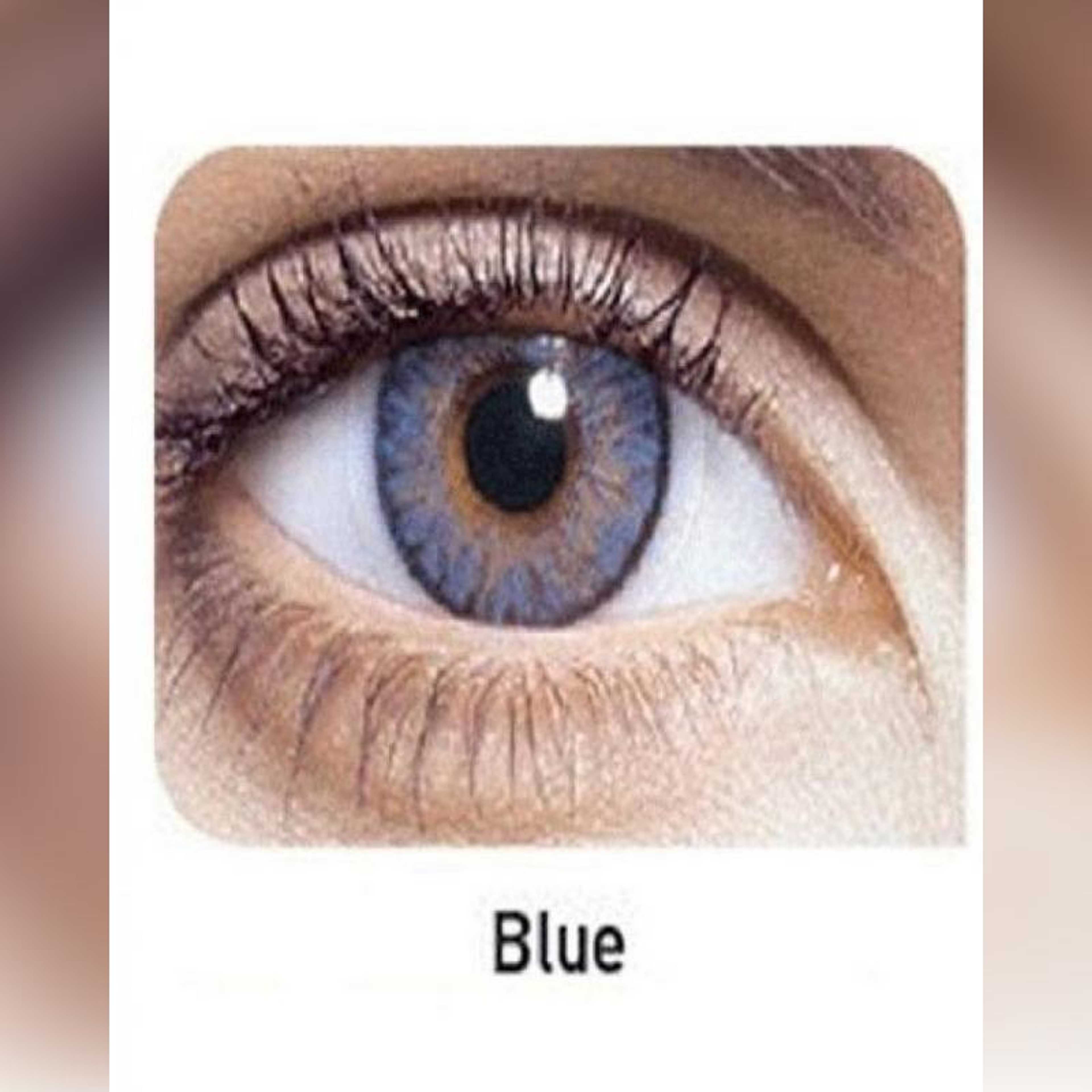 Blue Soft Contact Lenses With Kit