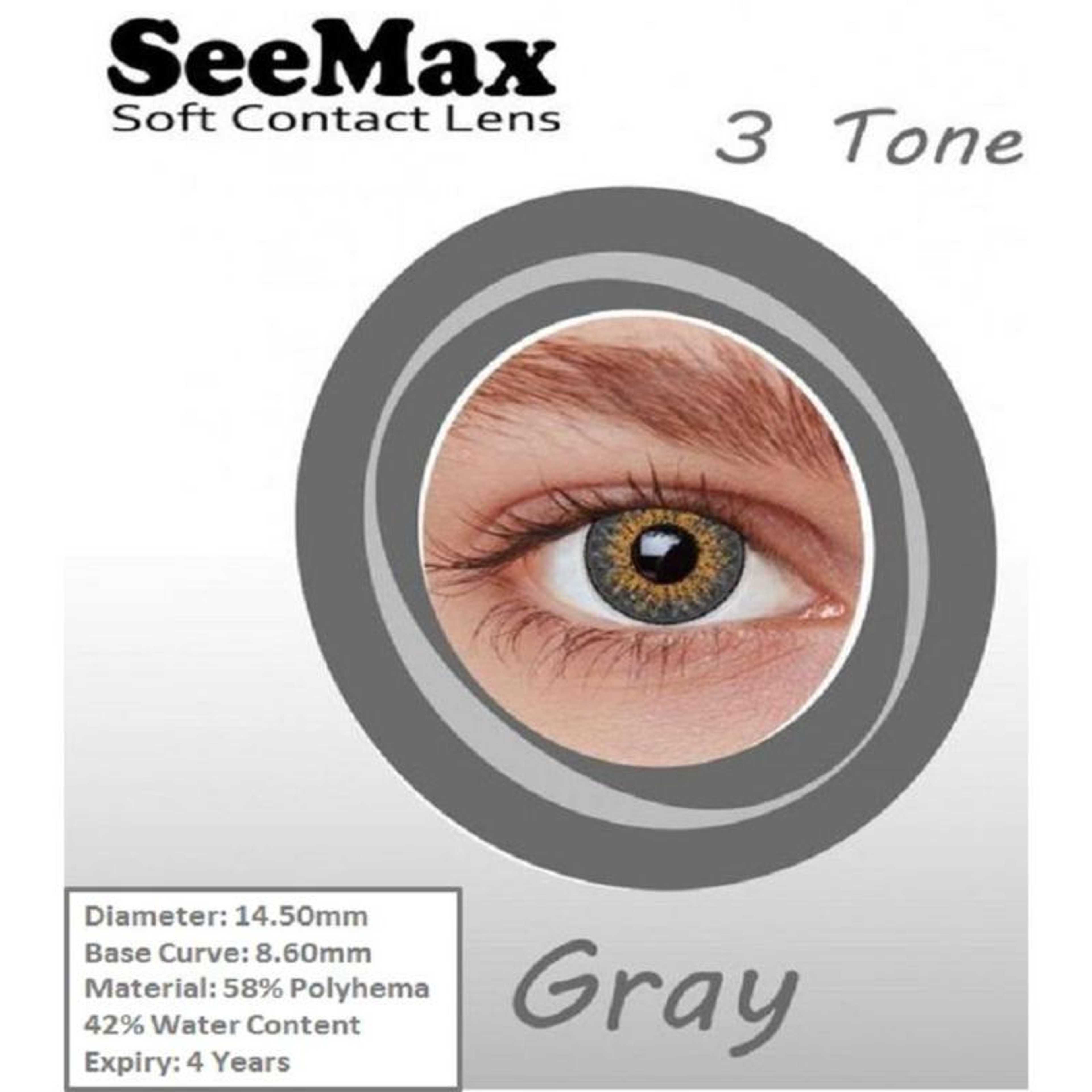 Gray - SeeMax - Soft Contact Lenses