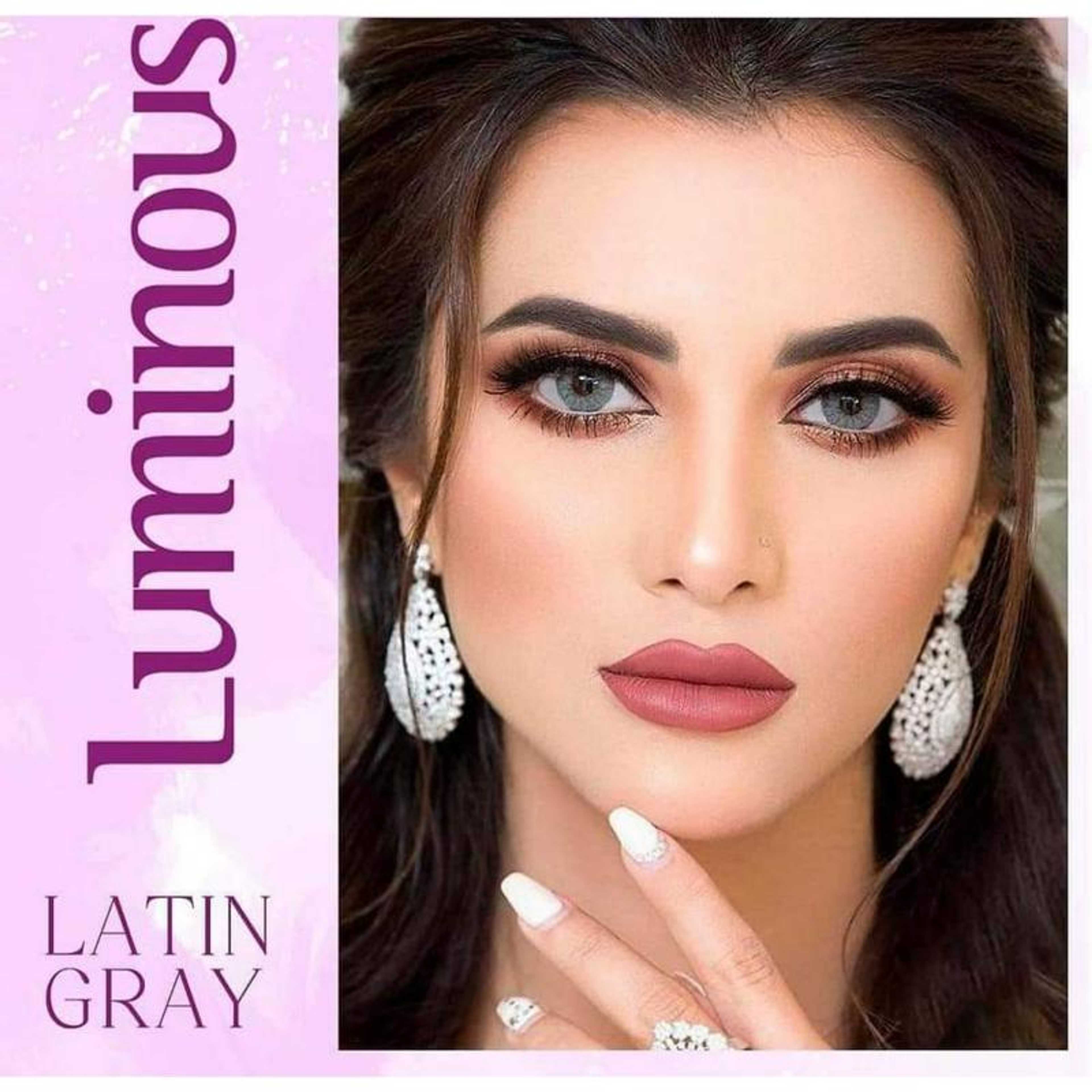 LUMINOUS COLOR CONTACT LENSES LATIN GRAY