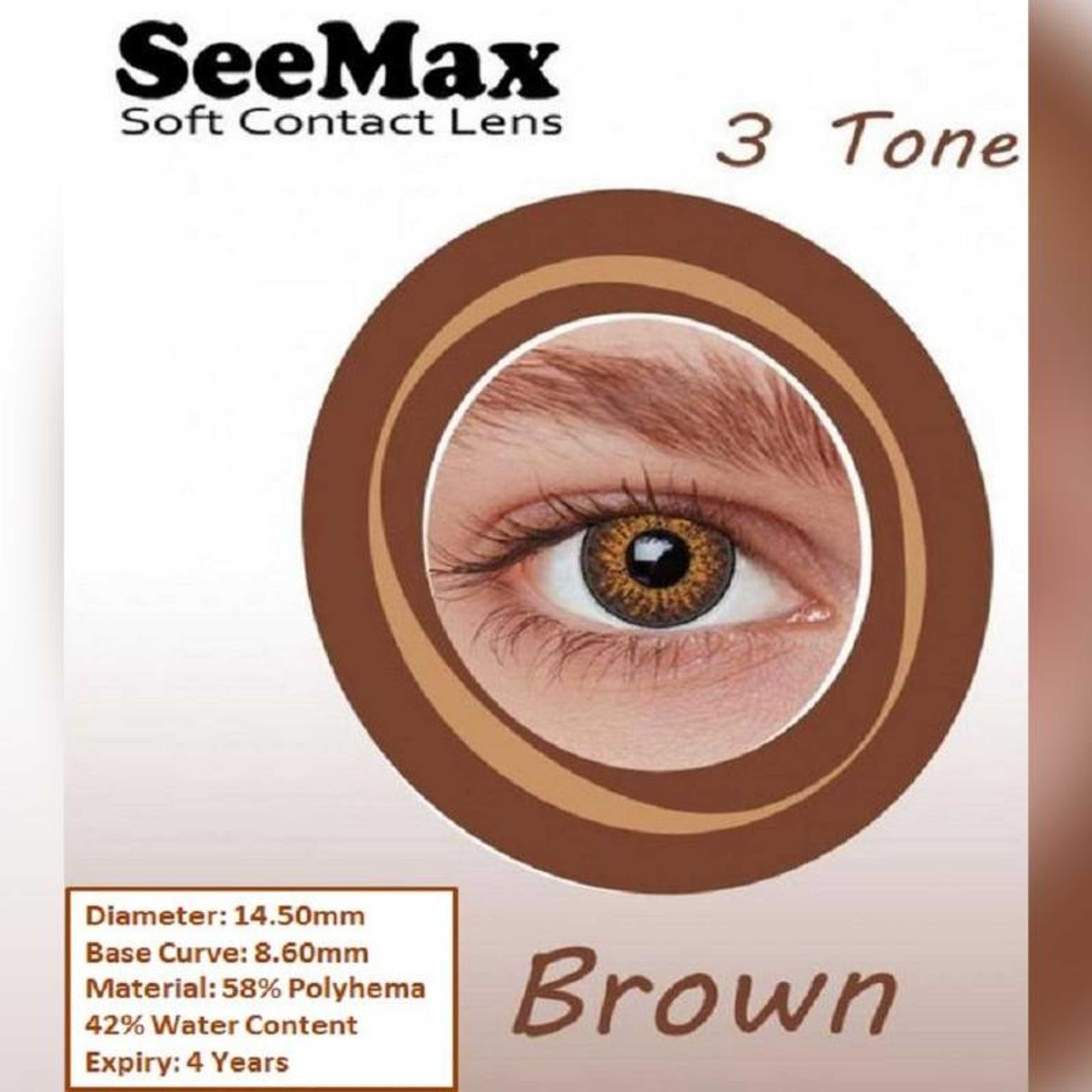 Brown - SeeMax - Soft Contact Lenses