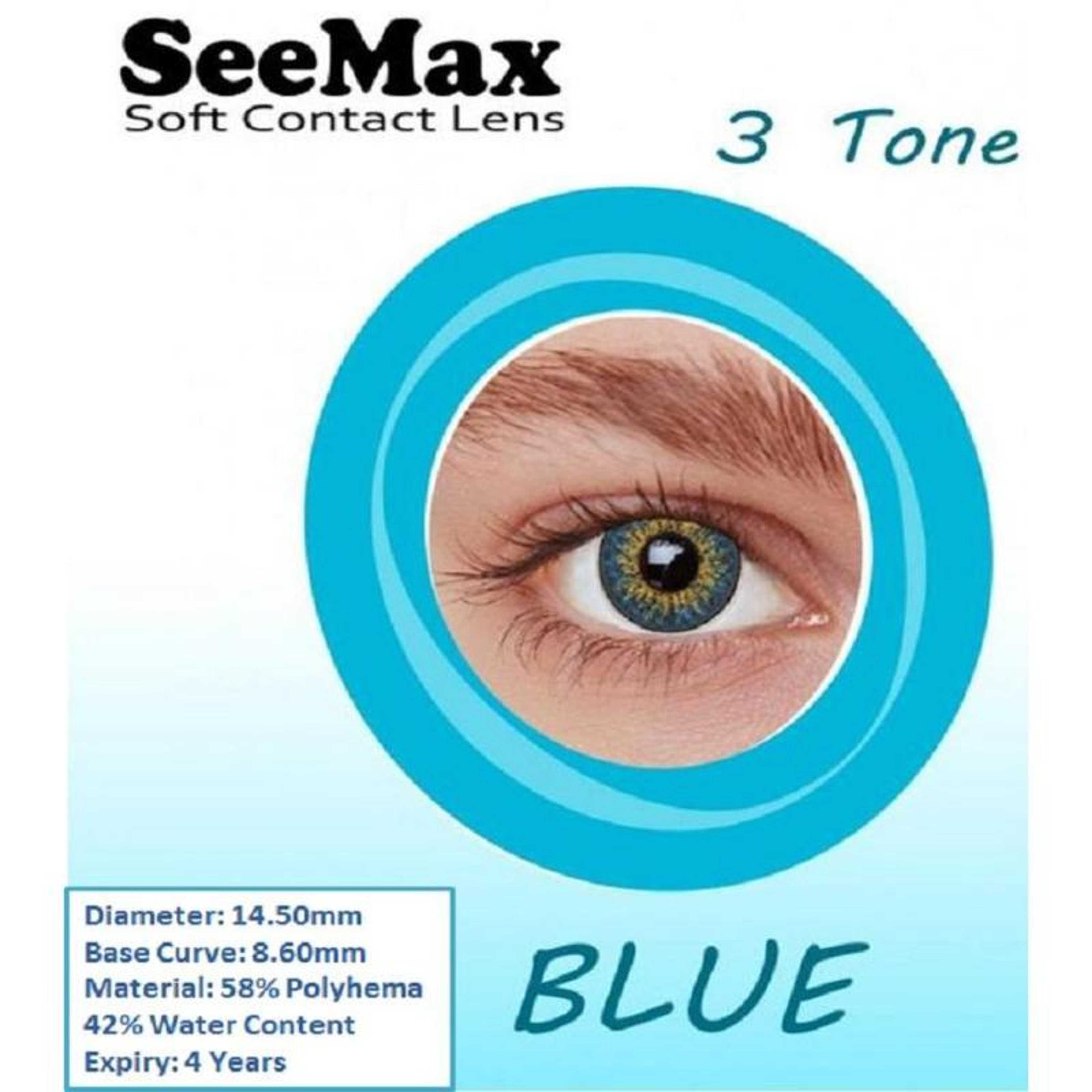 Blue - SeeMax - Soft Contact Lenses