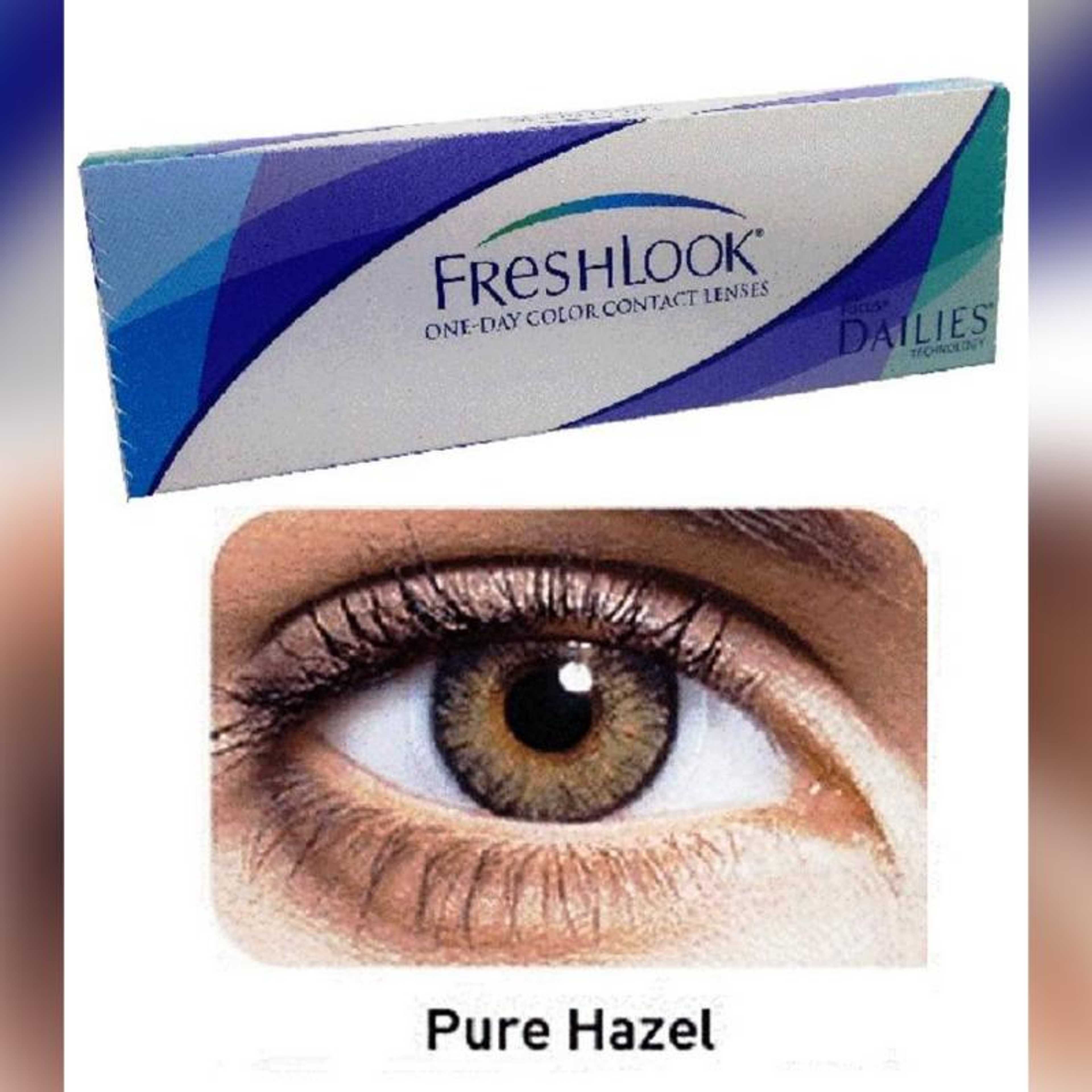 Pure Hazel Color Contact Lenses with free Kit