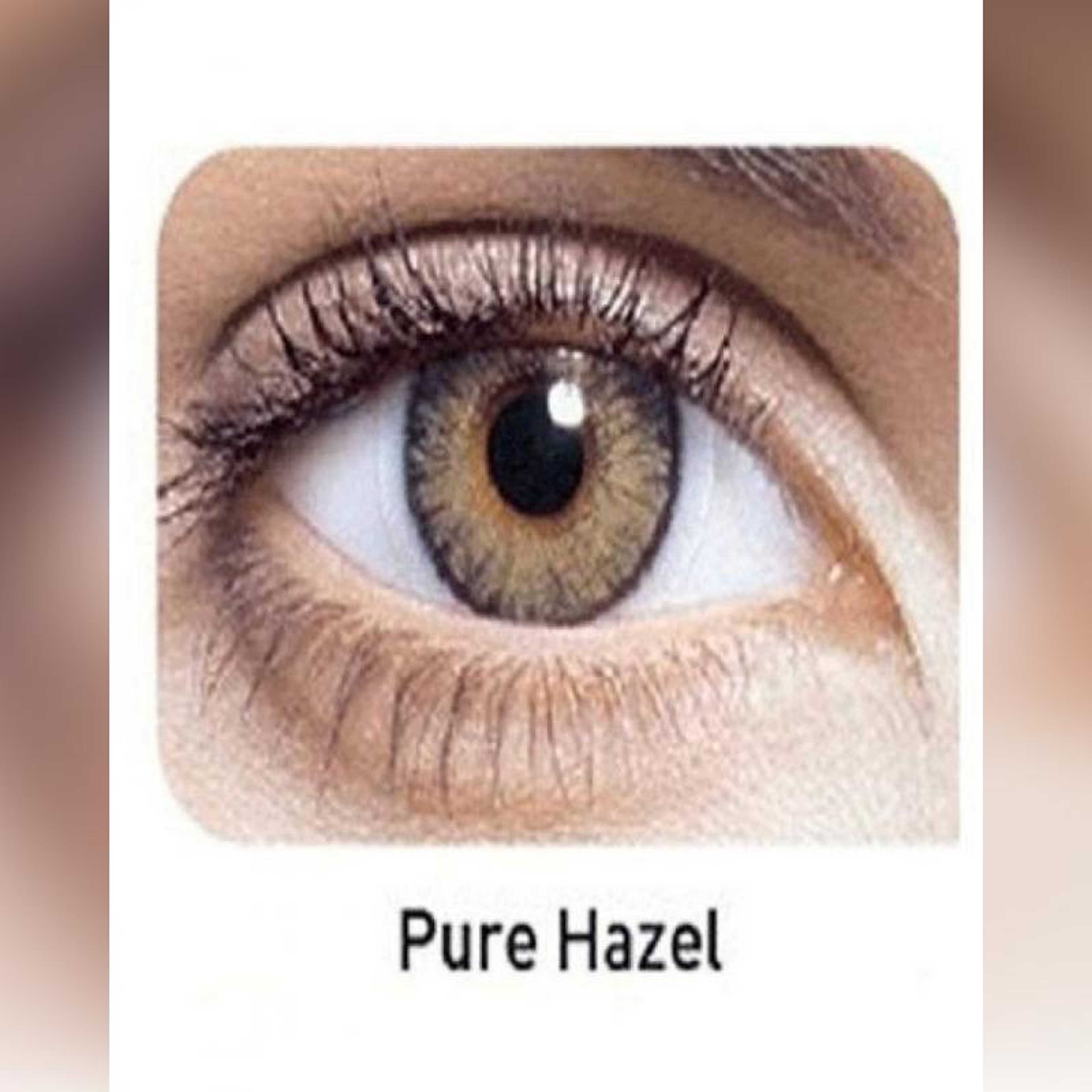 Pure Hazel Soft Contact Lenses With Kit