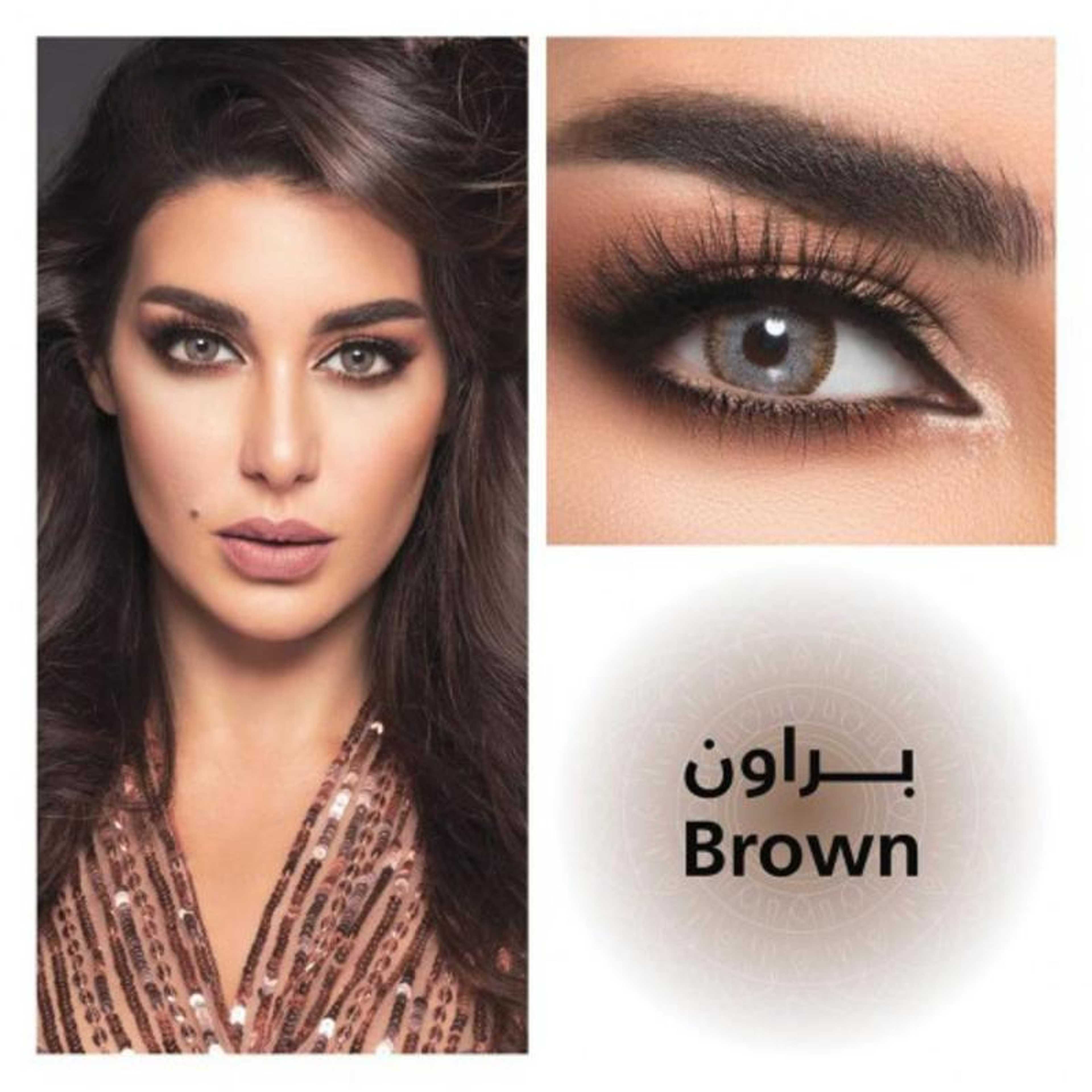 Lensme Brown, Color Contact Lenses with Kit