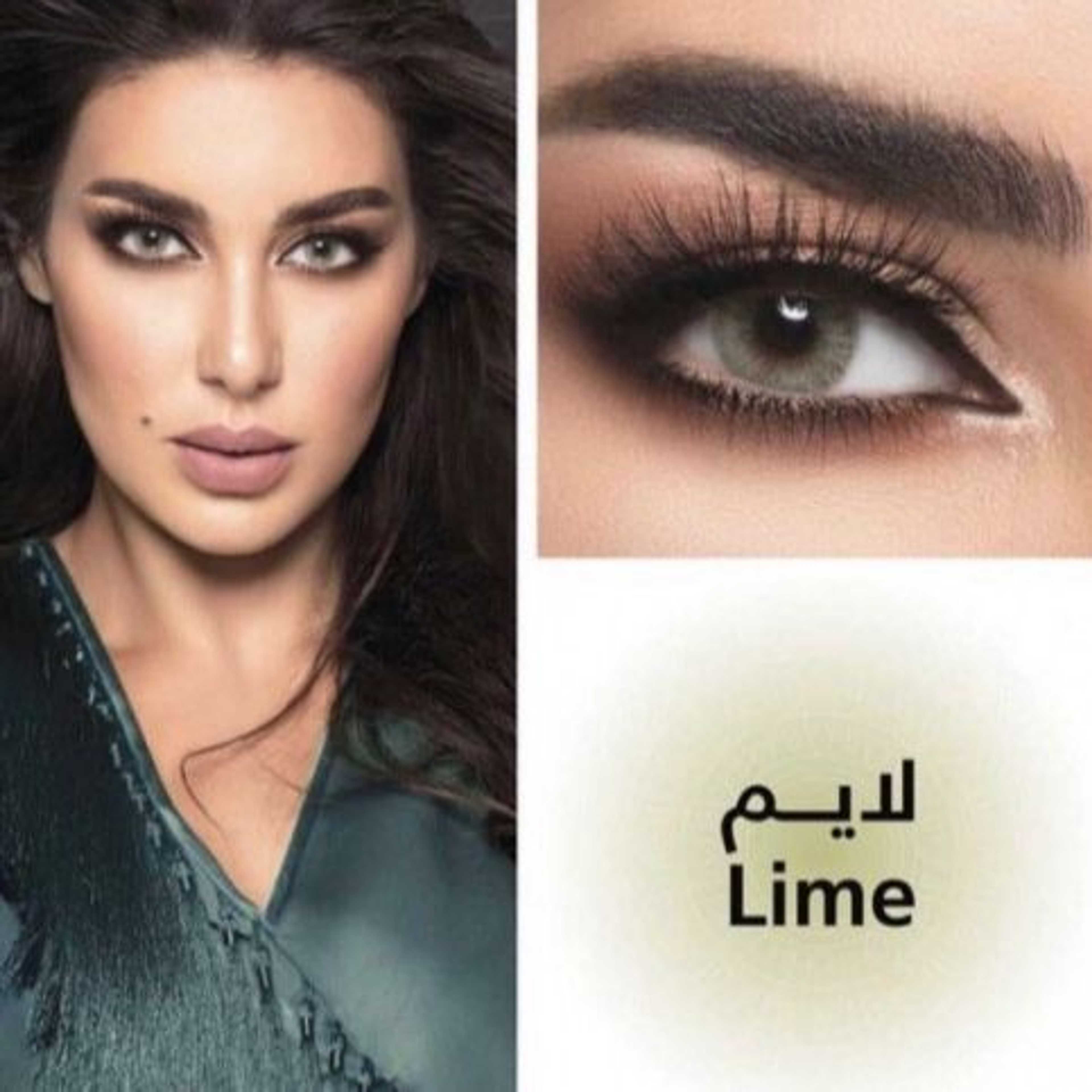 Lensme Lime, Color Contact Lenses with Kit