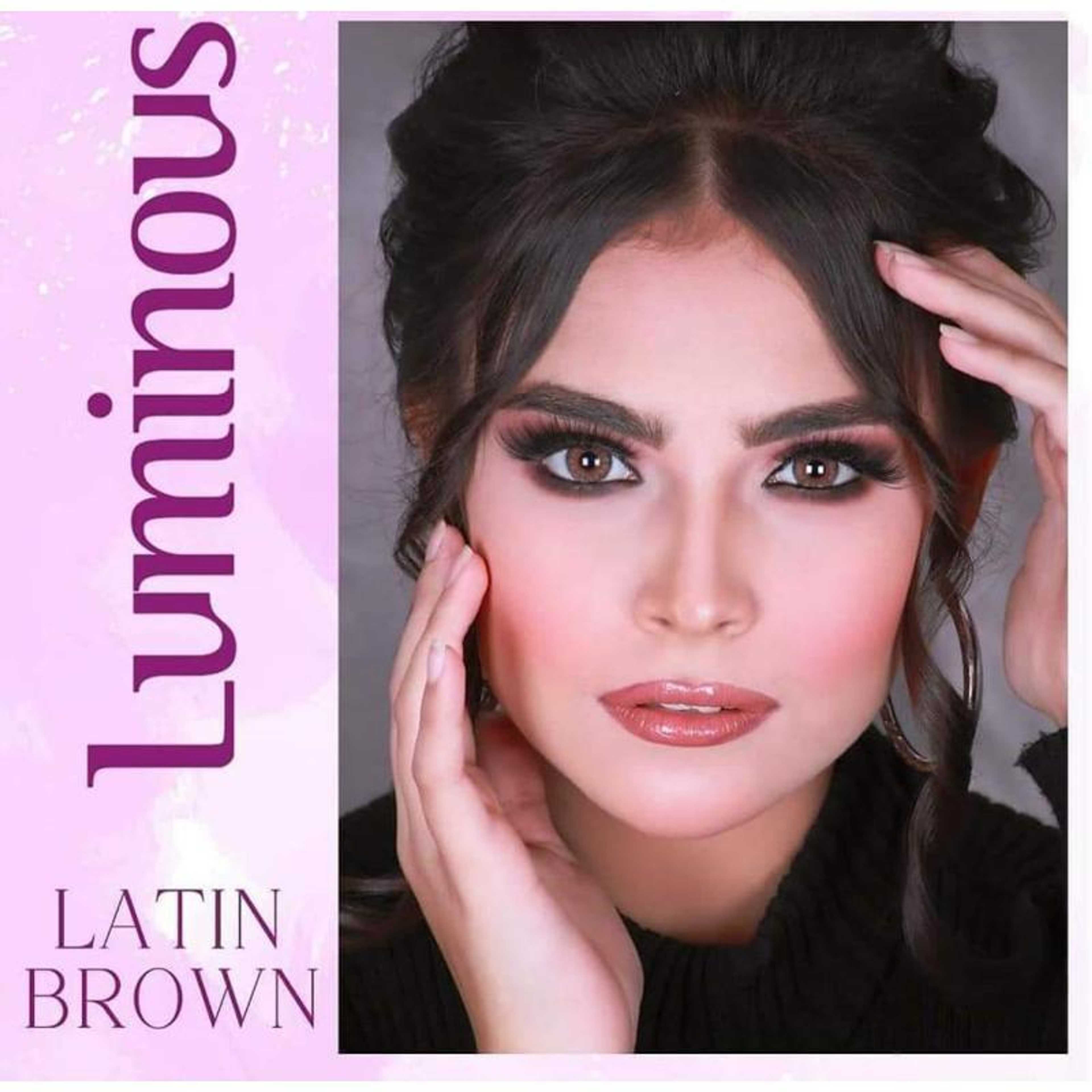 LUMINOUS COLOR CONTACT LENSES LATIN BROWN