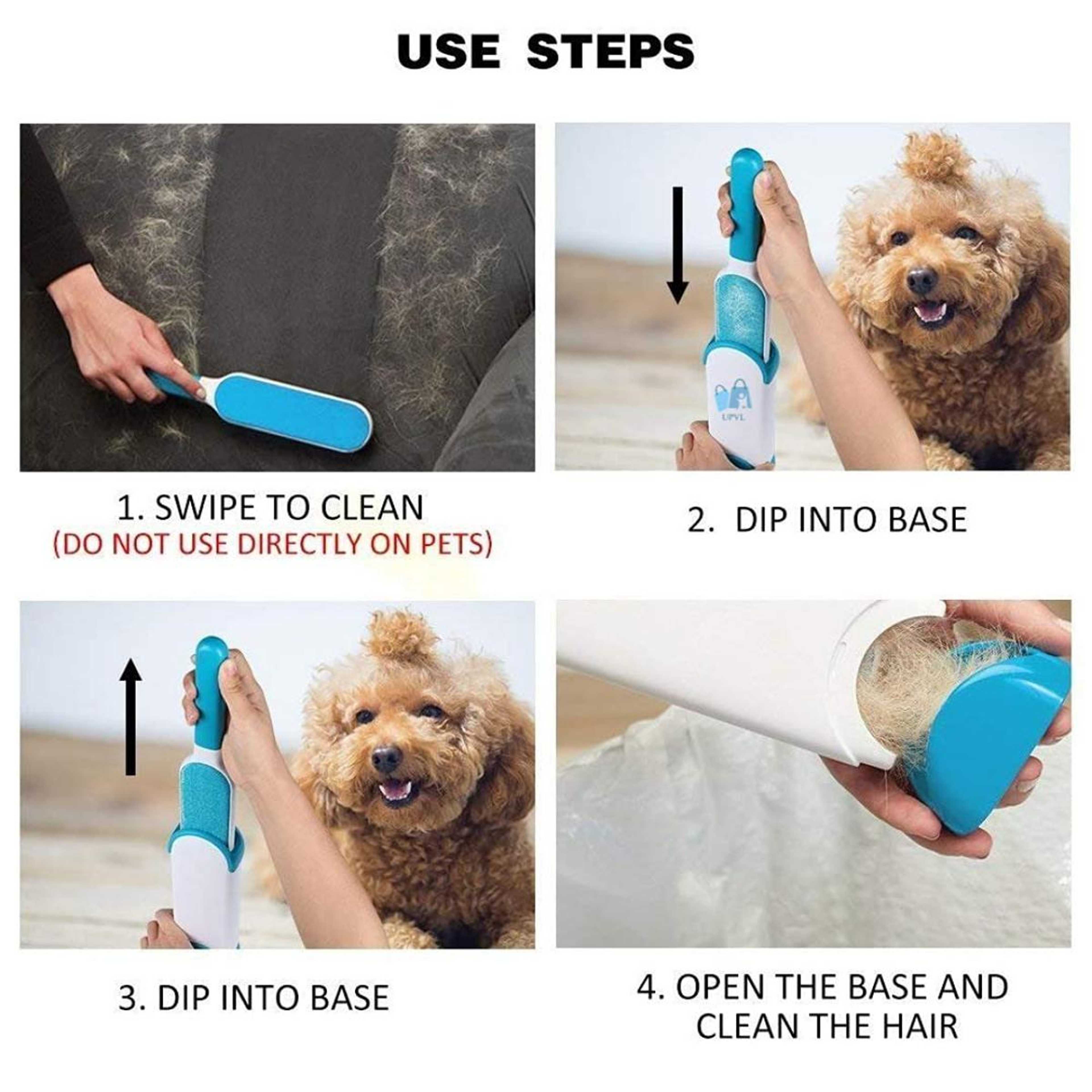 Best Works Hurricane Furr Wizard - Pets Hair Remover & Lint Remover With Self Cleaning Base Brush 1 Ratings