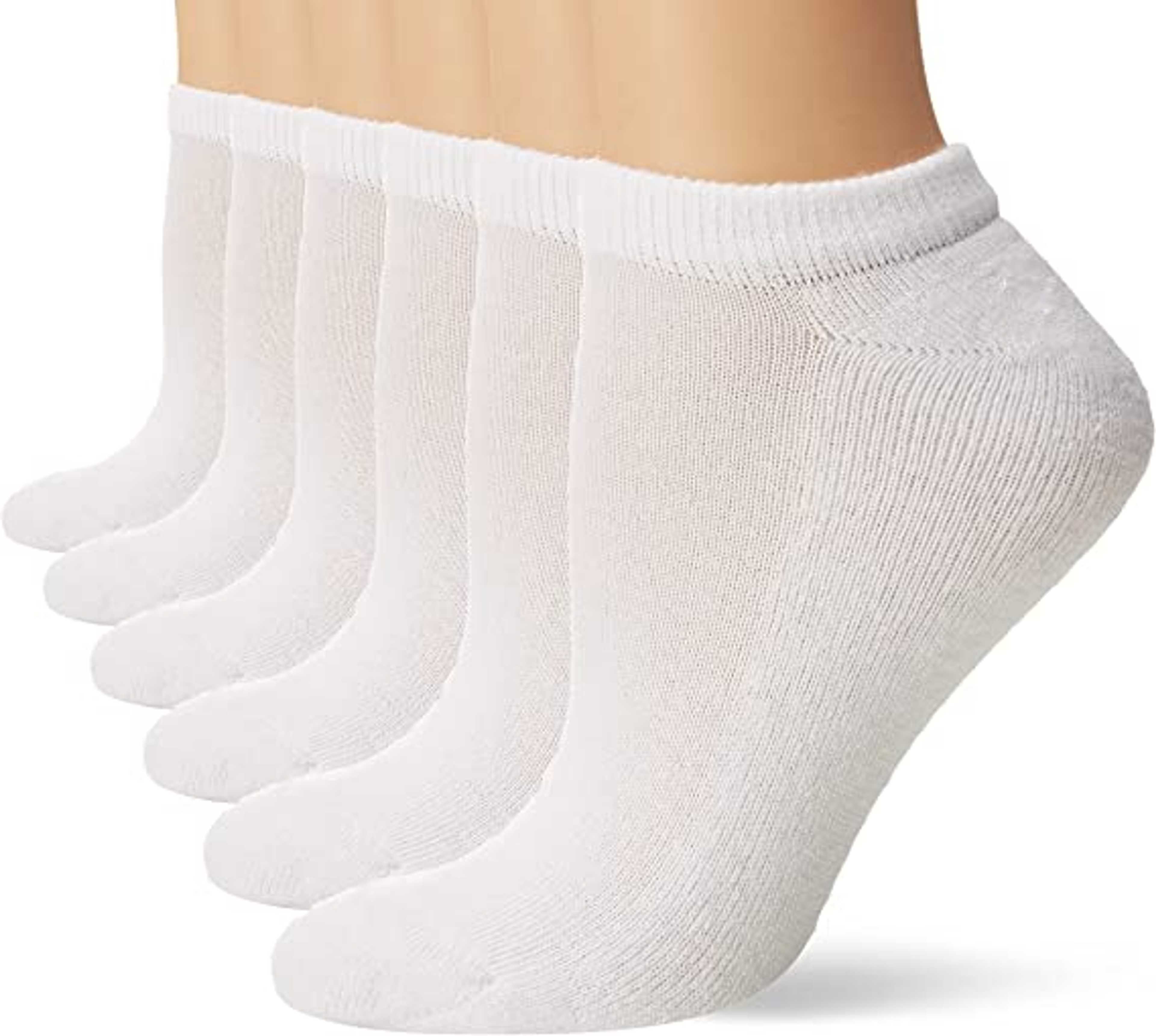 Code 6 Pairs Cotton Ankle Socks For Men Women  Cotton Ankle Socks For Men  No Show Low Cut Socks For Men  Business Casual Socks For Men - White