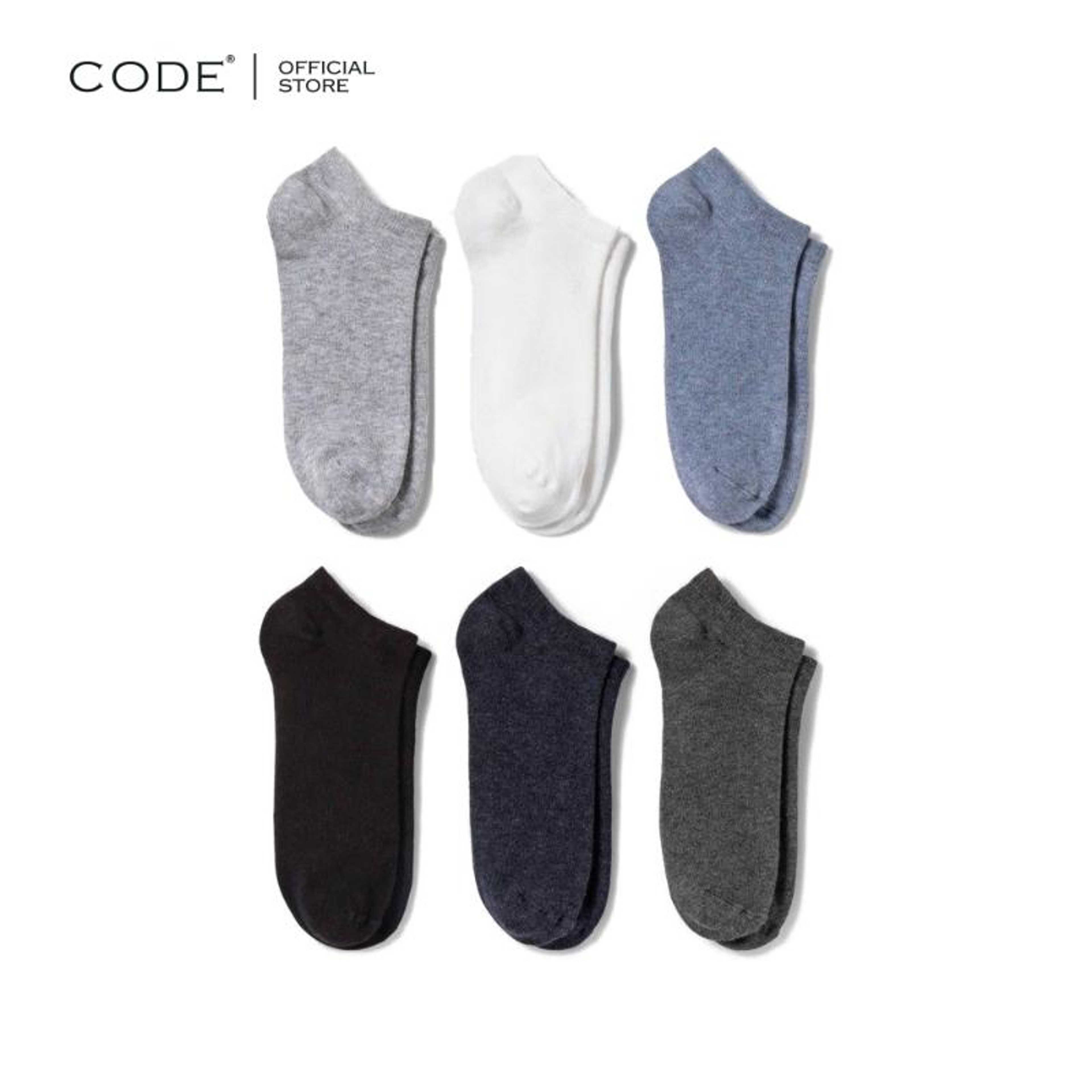 Code 6 Pairs Cotton Ankle Socks For Women  Cotton Ankle Socks For Men  No Show Low Cut Socks For Women  Business Casual Socks For Women - 3 Random colors