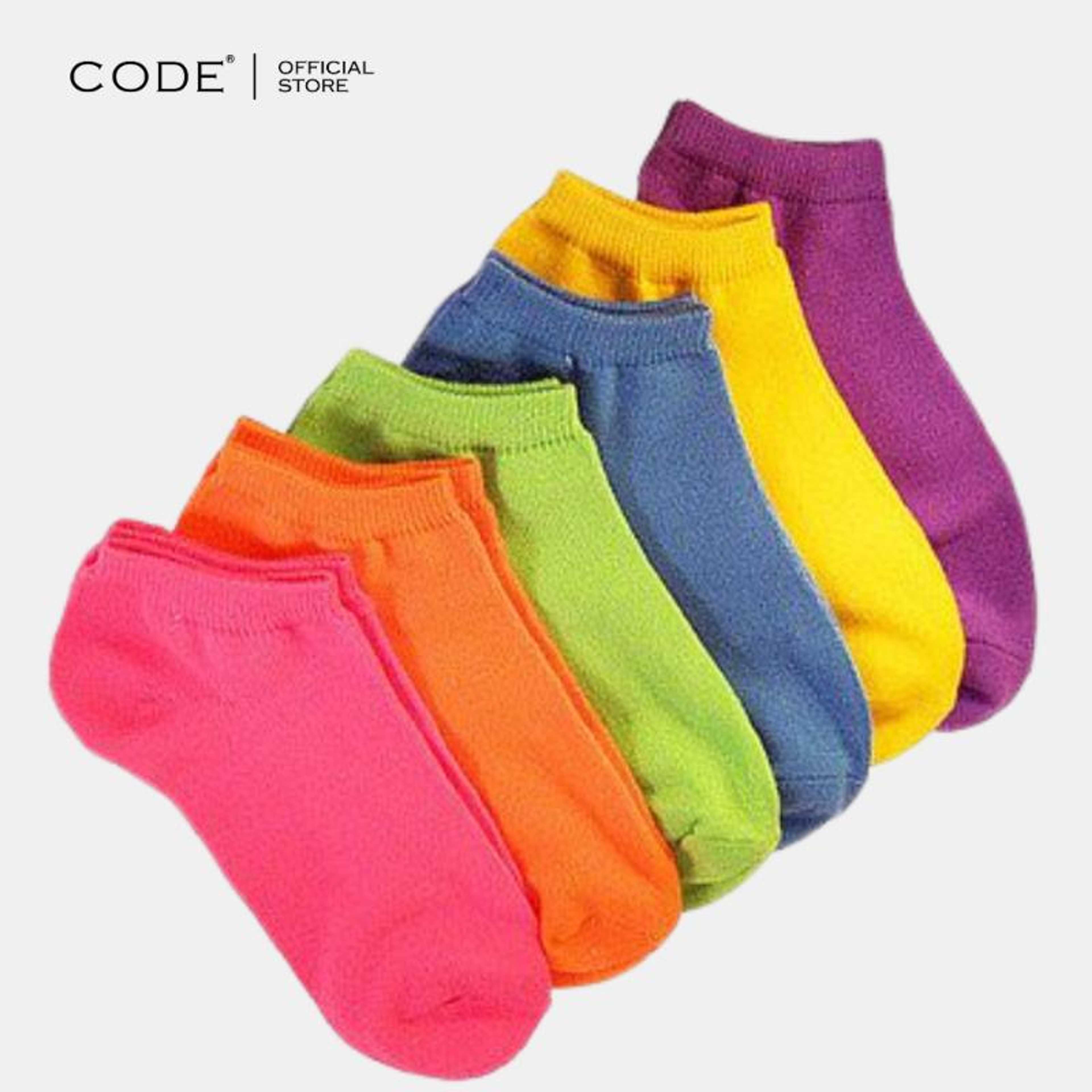 Code 6 Pairs Cotton Ankle Socks For Girls - Cotton Ankle Socks For Women - No Show Low Cut Socks For Men Women - Business Casual Socks For Women - 3 Random Colors