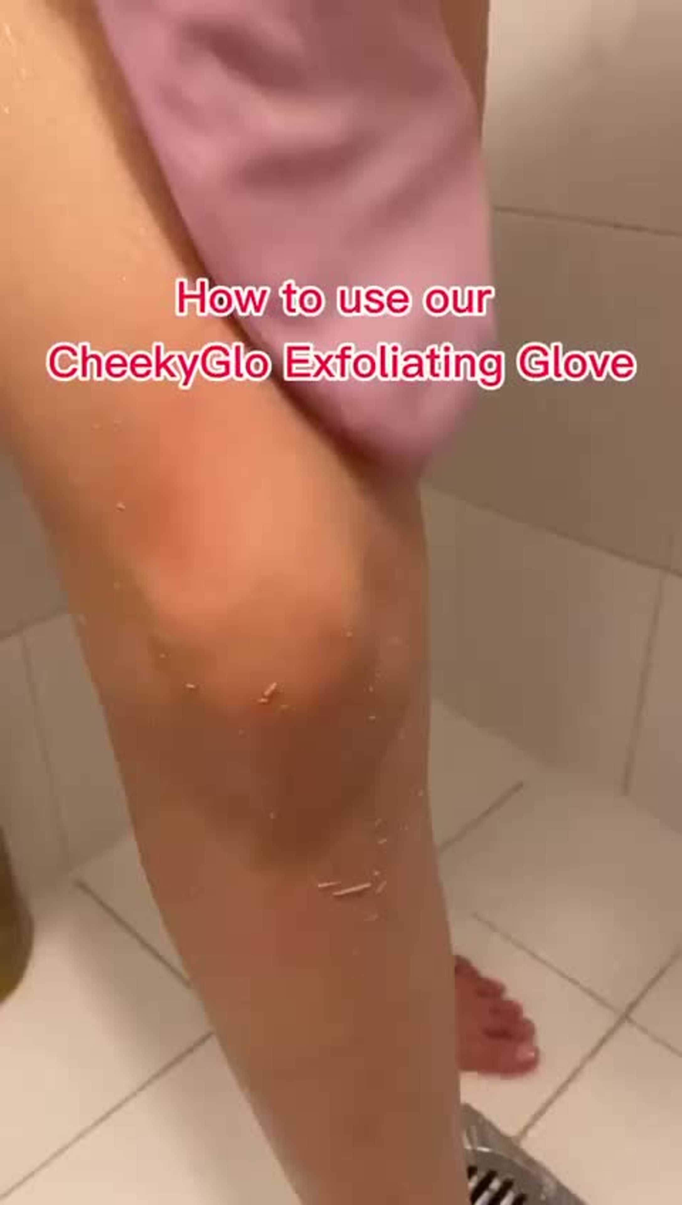 Code Moroccan Exfoliating Gloves 2pcs - Dead Skin Remover - Exfoliating Bath Washcloth Scrub Mitt for Body - Exfoliating Massage Mitt Back Scrubber Glove