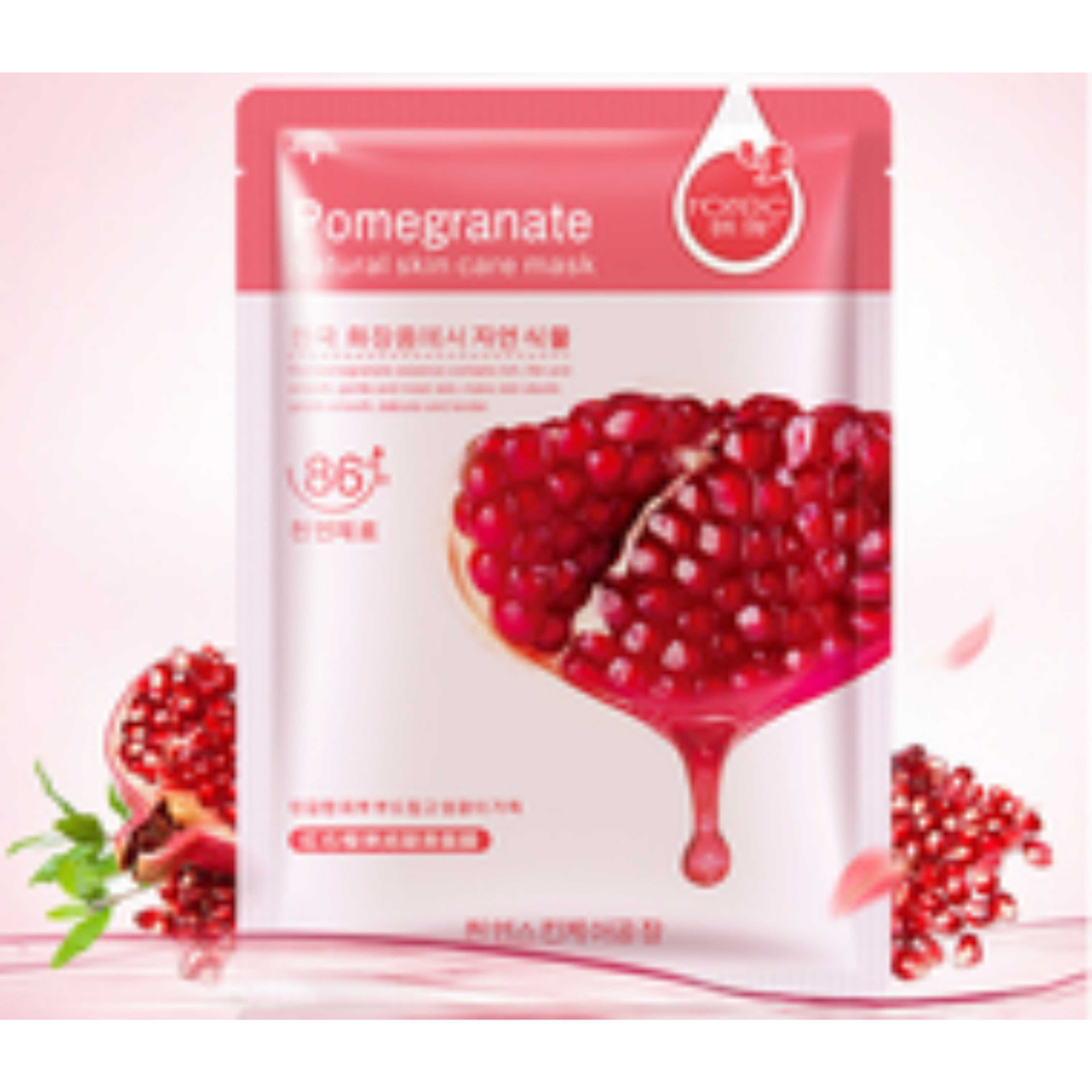 Bioaqua Natural Skin Care Facial Mask Pomegranate