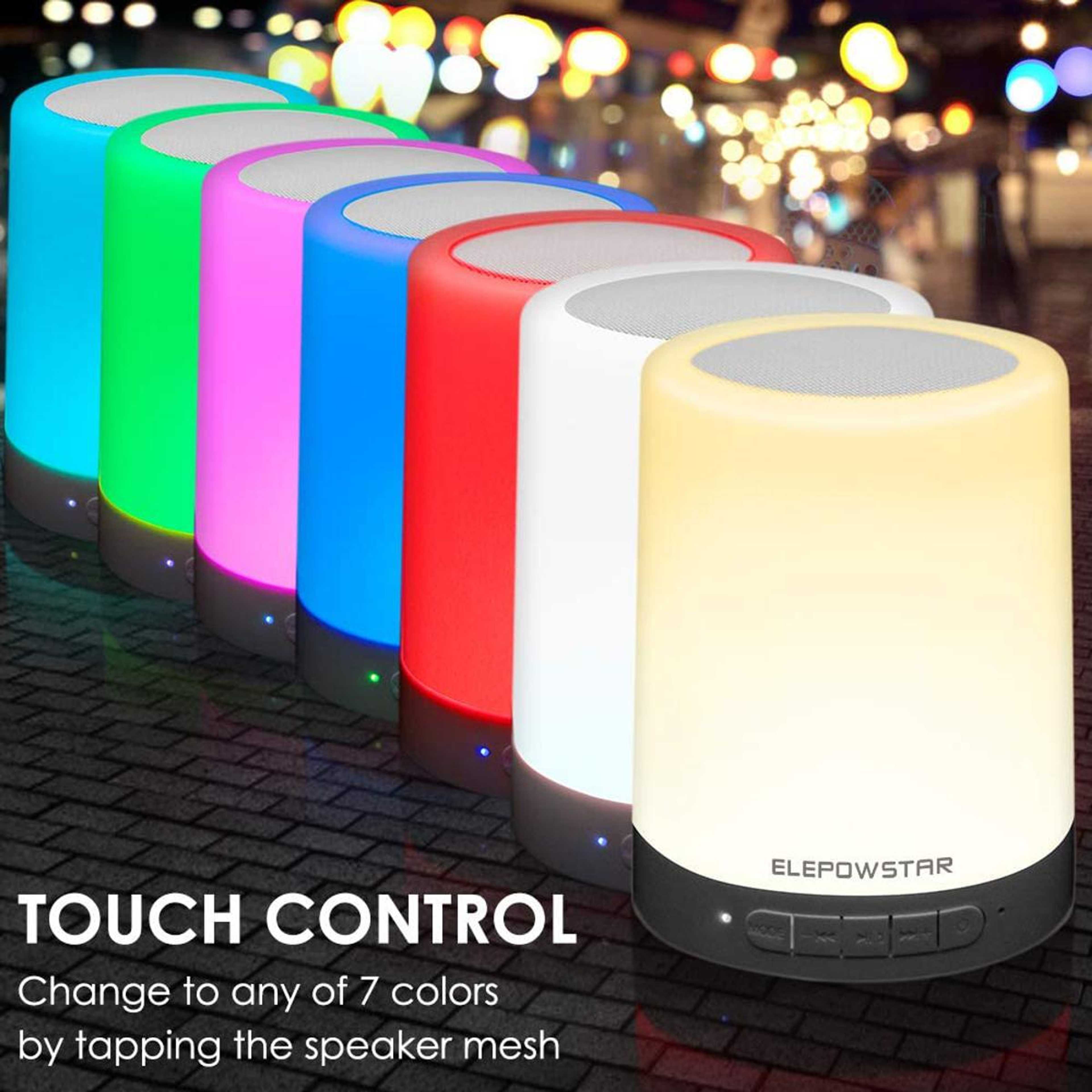 Touch lamp portable speaker hands free outdoor speaker audio player wireless speaker