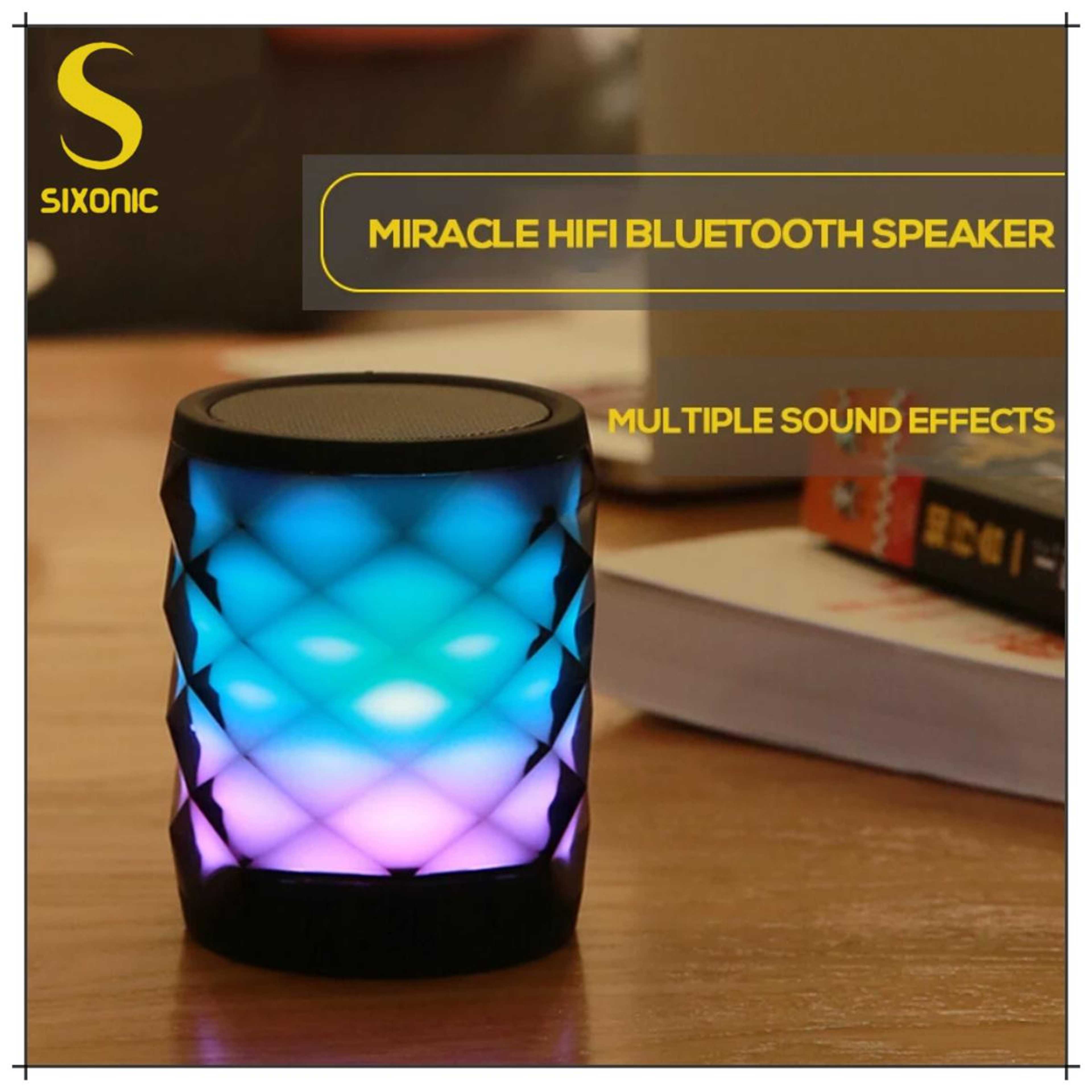 Sixonic G10 Portable Bluetooth Wireless Speaker Colorful LED Light Stereo Bass Sound For Indoor and Outdoor Entertainment