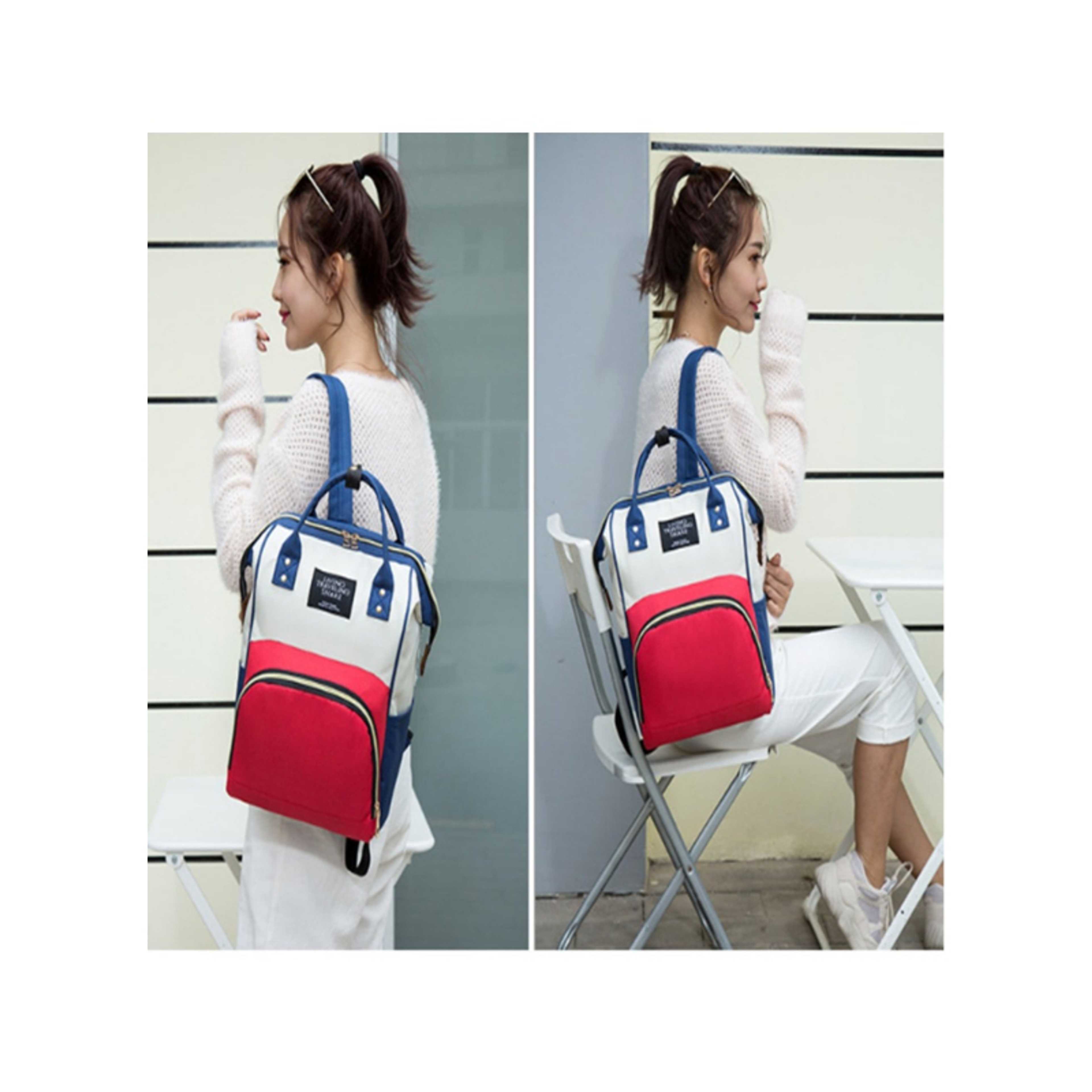Baby-Baby Diaper Changing Backpack For Mother ,Multicolour - Product Main Image