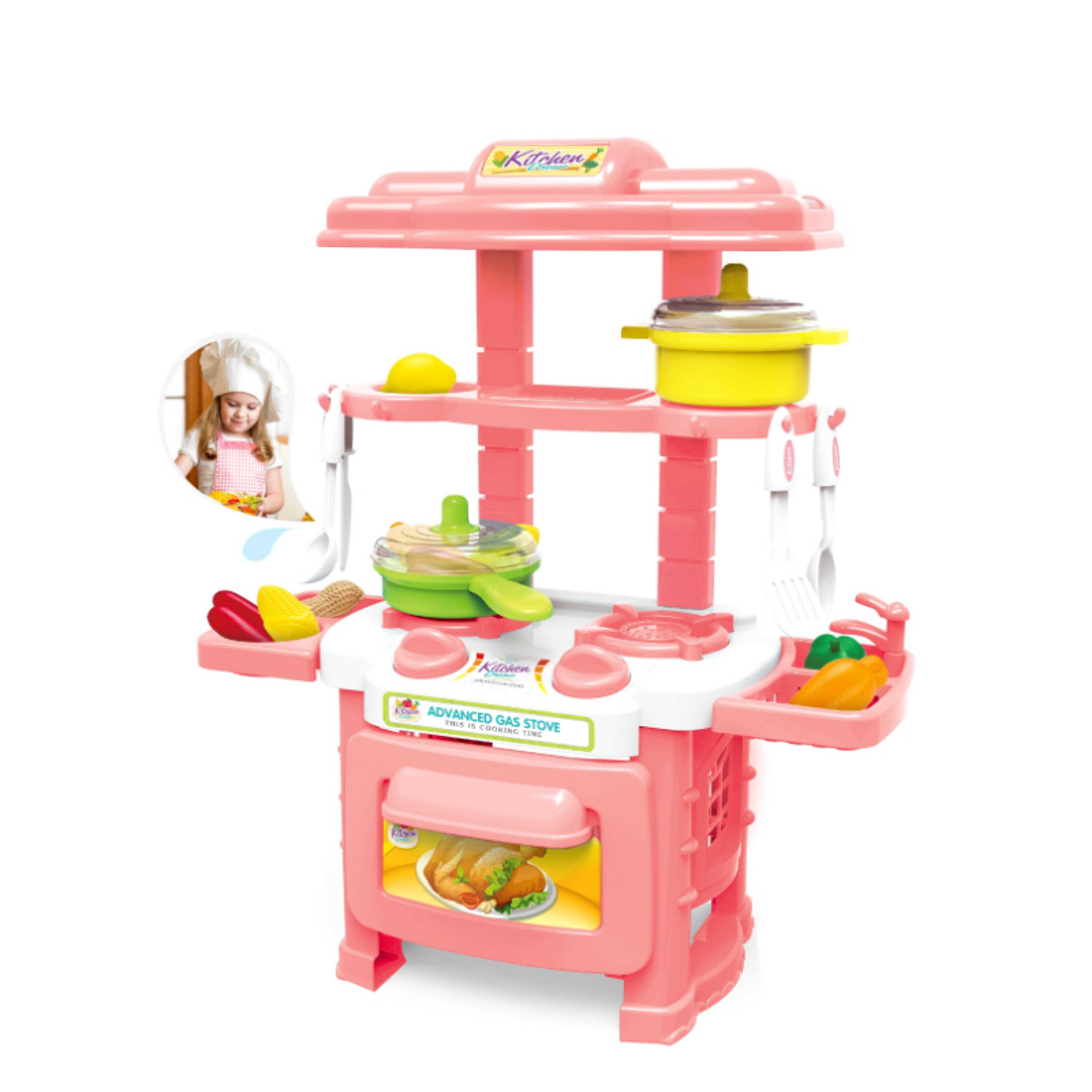 FAMILY-Detachable Pretend kitchen Toy For kids with Accessory Pieces - Product Main Image
