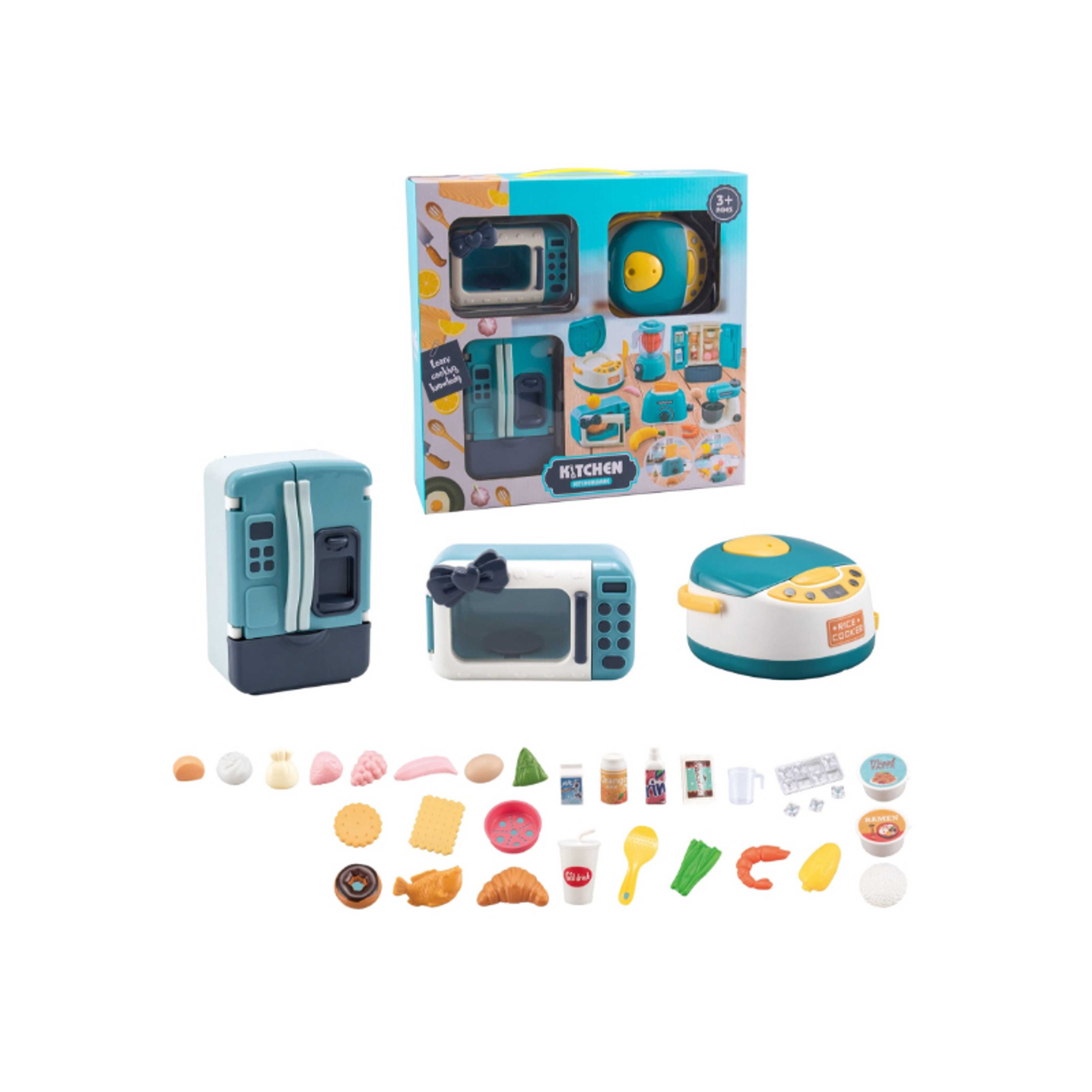 FAMILY-Kitchen Play Set 3Pcs With Accessories 18-2304495 - Product Main Image
