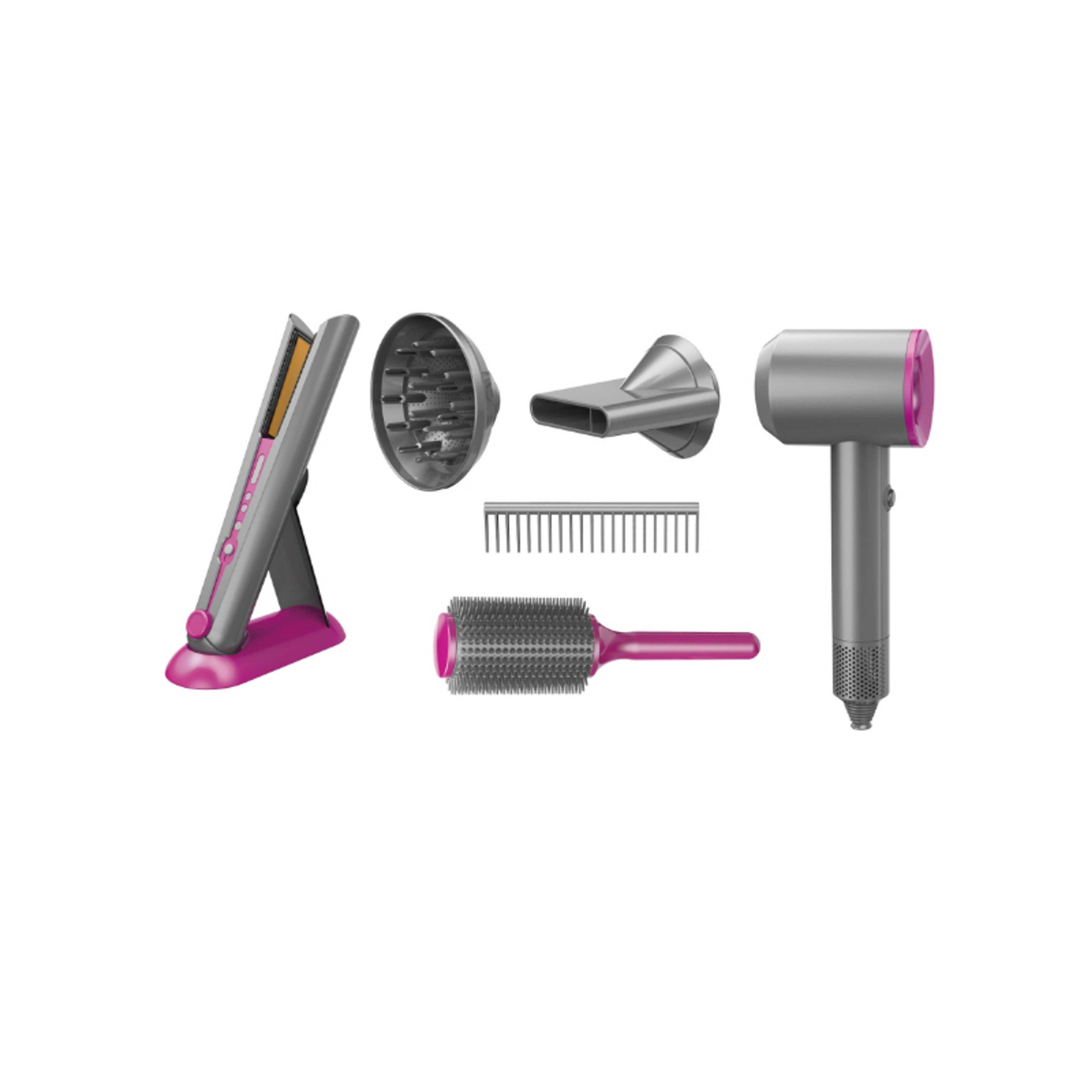 FAMILY-Electrical Hairdryer 2 in 1  With Sound &Light 18-2804560 - Product Main Image