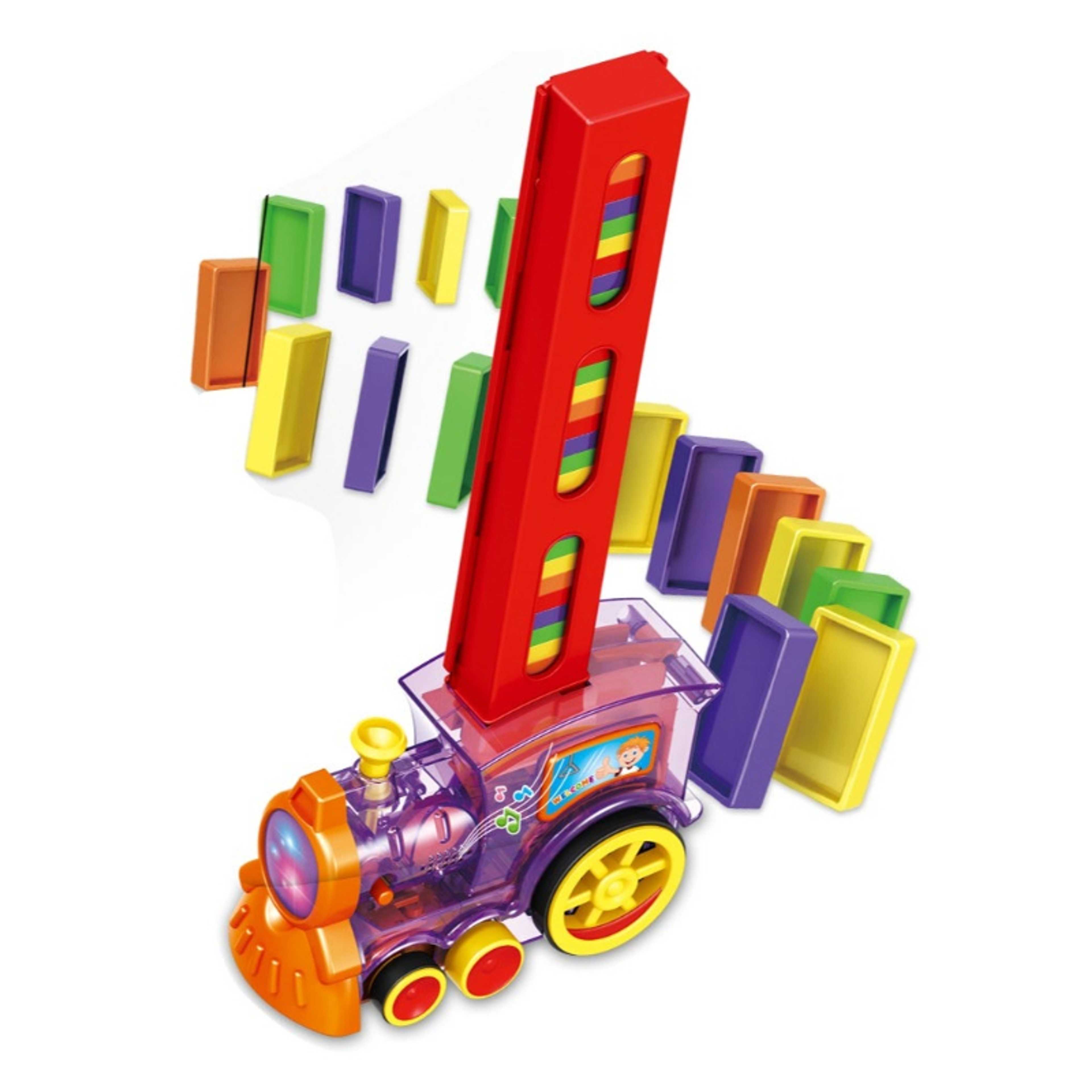 FAMILY-Domino Train Toy  With Light And MUSIC 22-2311129 - Product Main Image