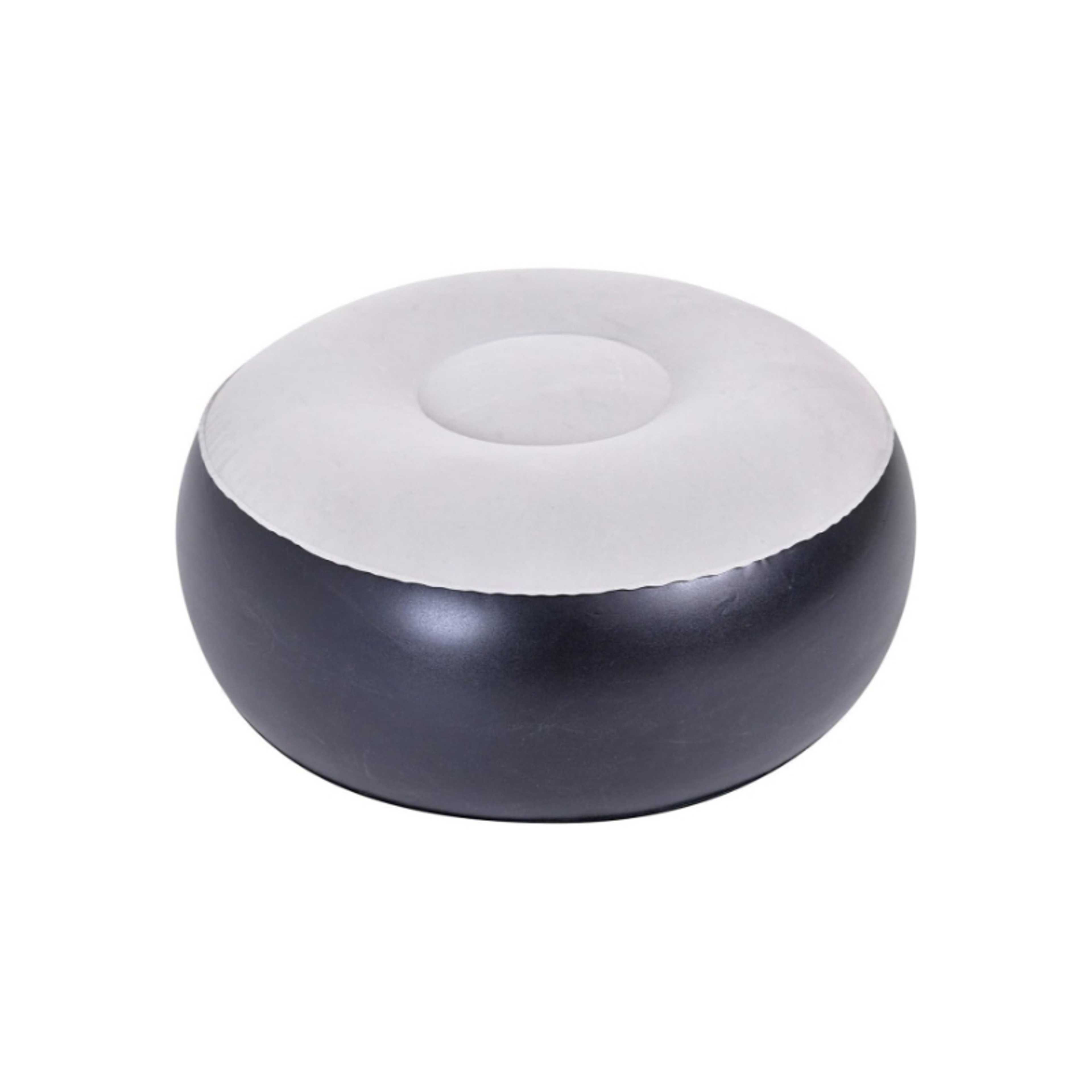FULL JOY-Comfort able Small Portable Inflatable Stool Round 24" x 24" x 12" Air Chair Footrest for Outdoor Camping & Indoors - Product Main Image