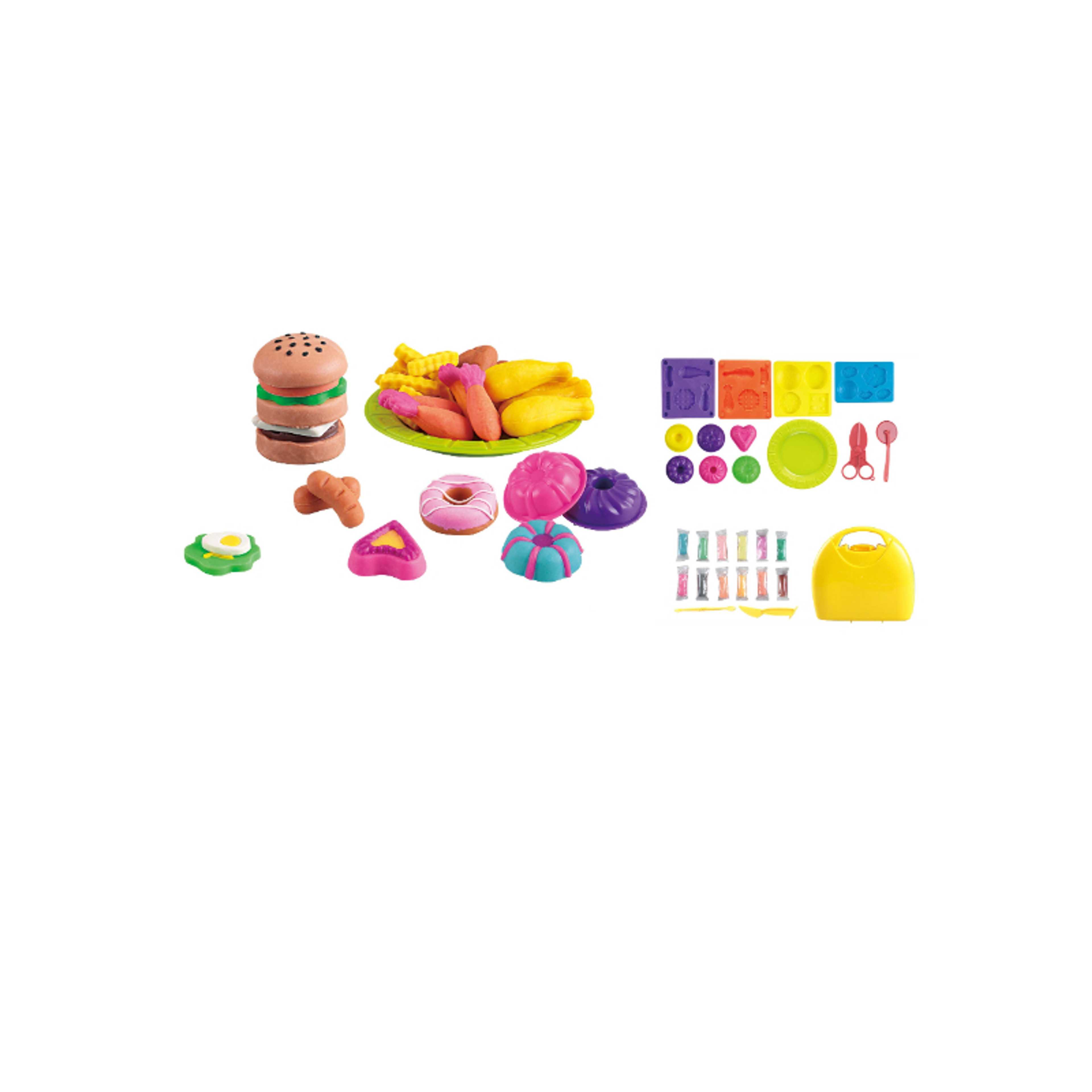 FAMILY-Dough Colored Clay Burger 23-2318993 - Product Main Image