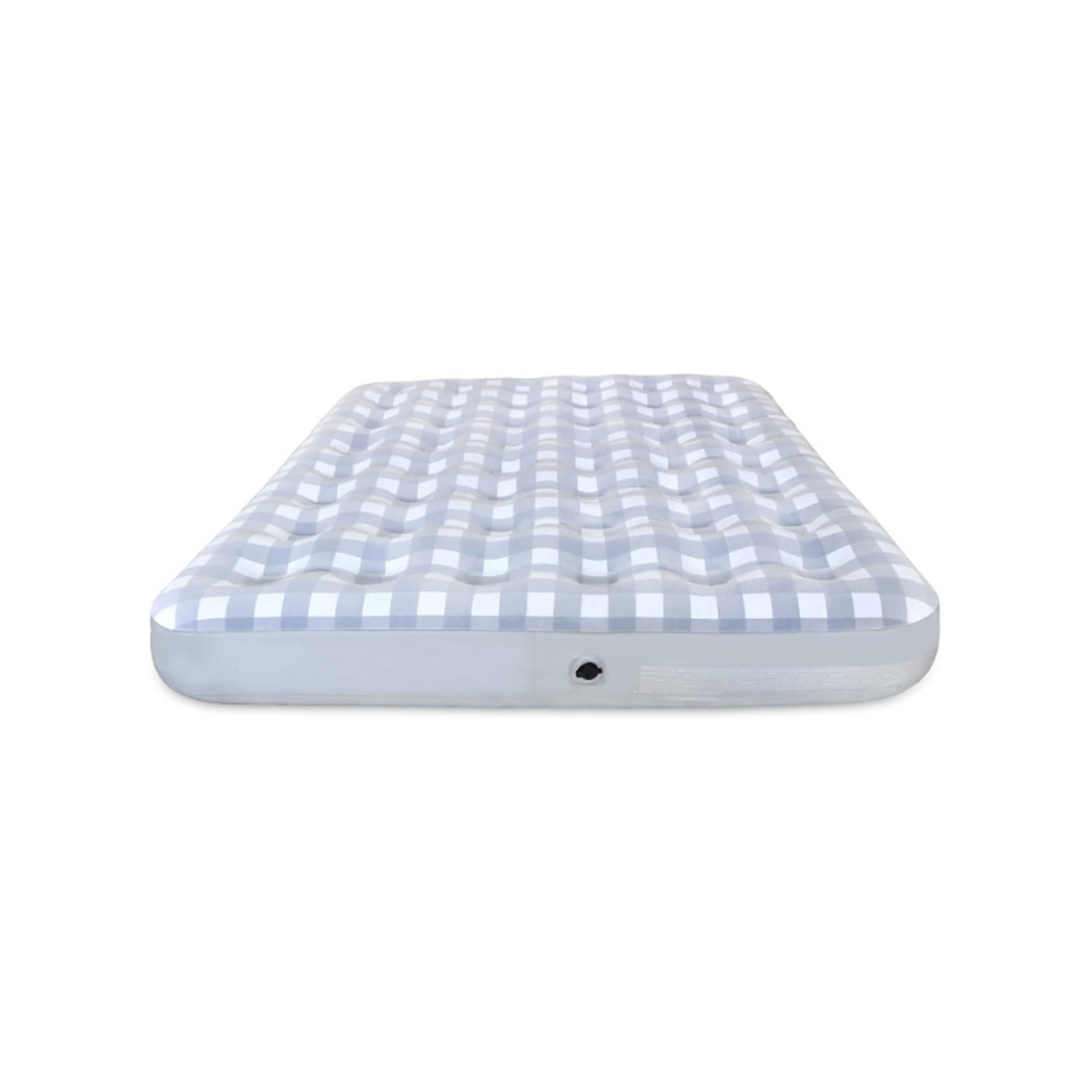 FULL JOY-Inflatable Air Sleeping Mattress With Flocked Top With Waterproof Cover Suitable For Camping/Guests/Travelling 191cm*137cm*22cm - Product Main Image