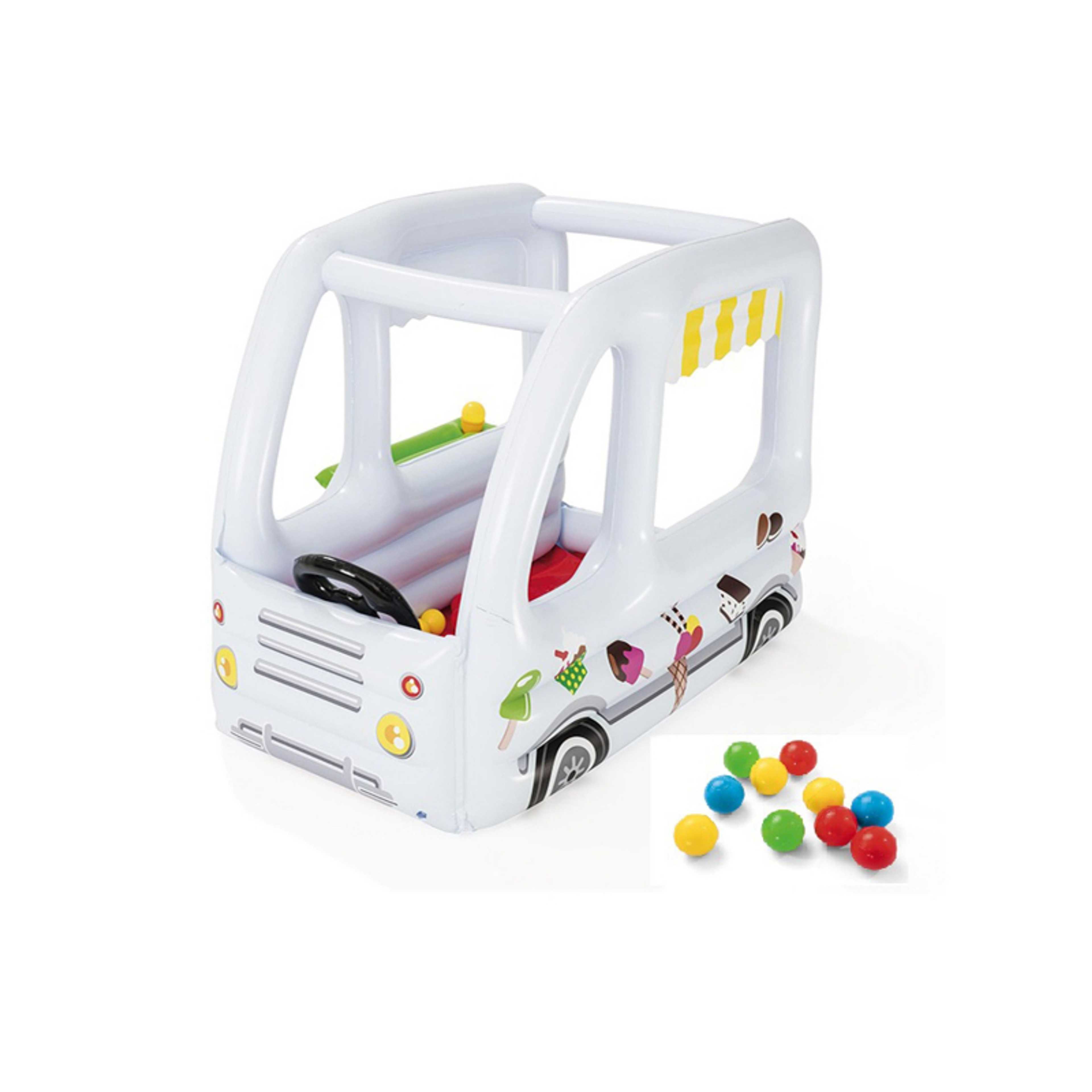 Best Way 1.22M X 84Cm X 84Cm Scoops'N Smiles Ice Cream Truck Ball Pit 26-52268 - Product Main Image
