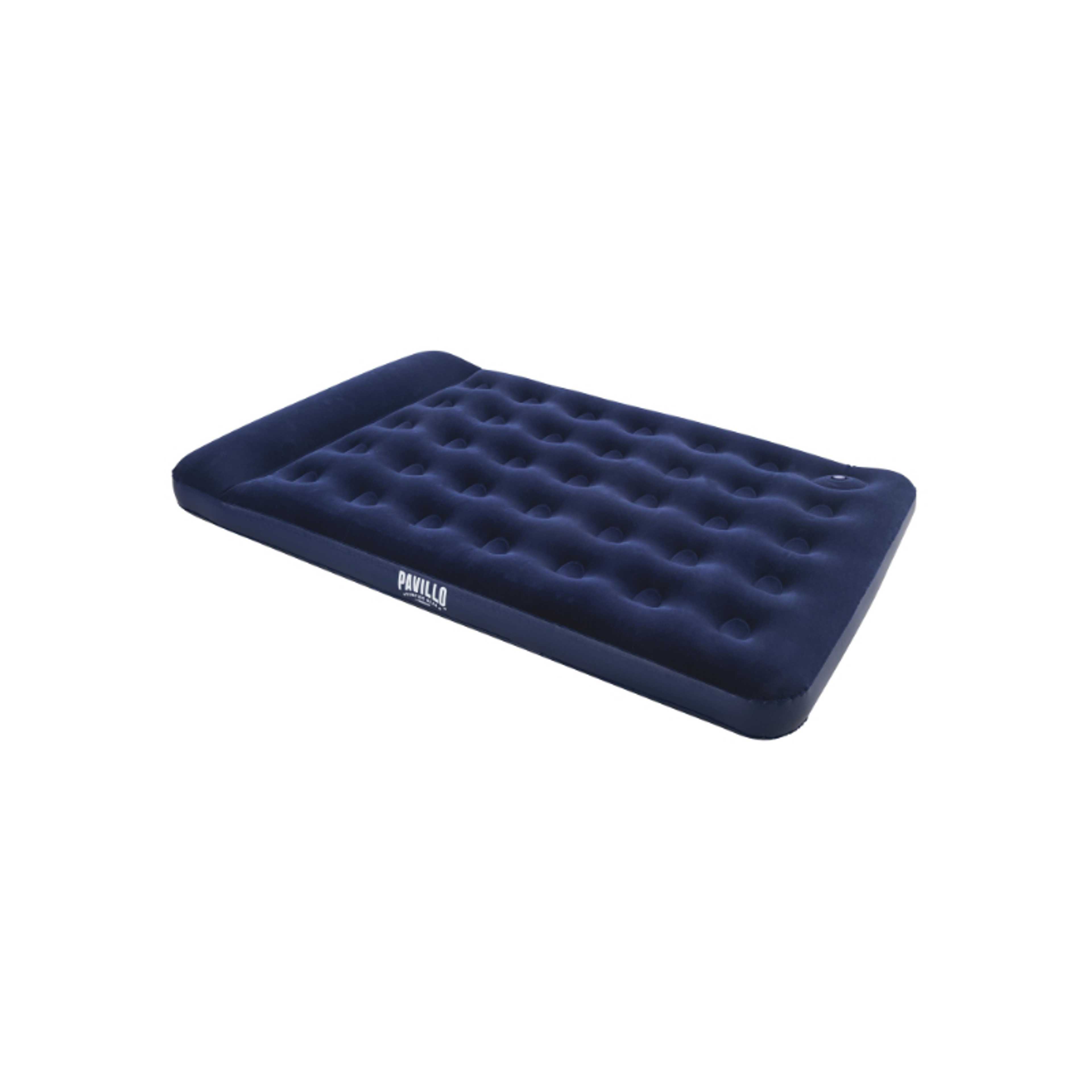 Easy Inflate Flocked Air Bed/Double 191X137X22Cm -26-67225 - Product Main Image