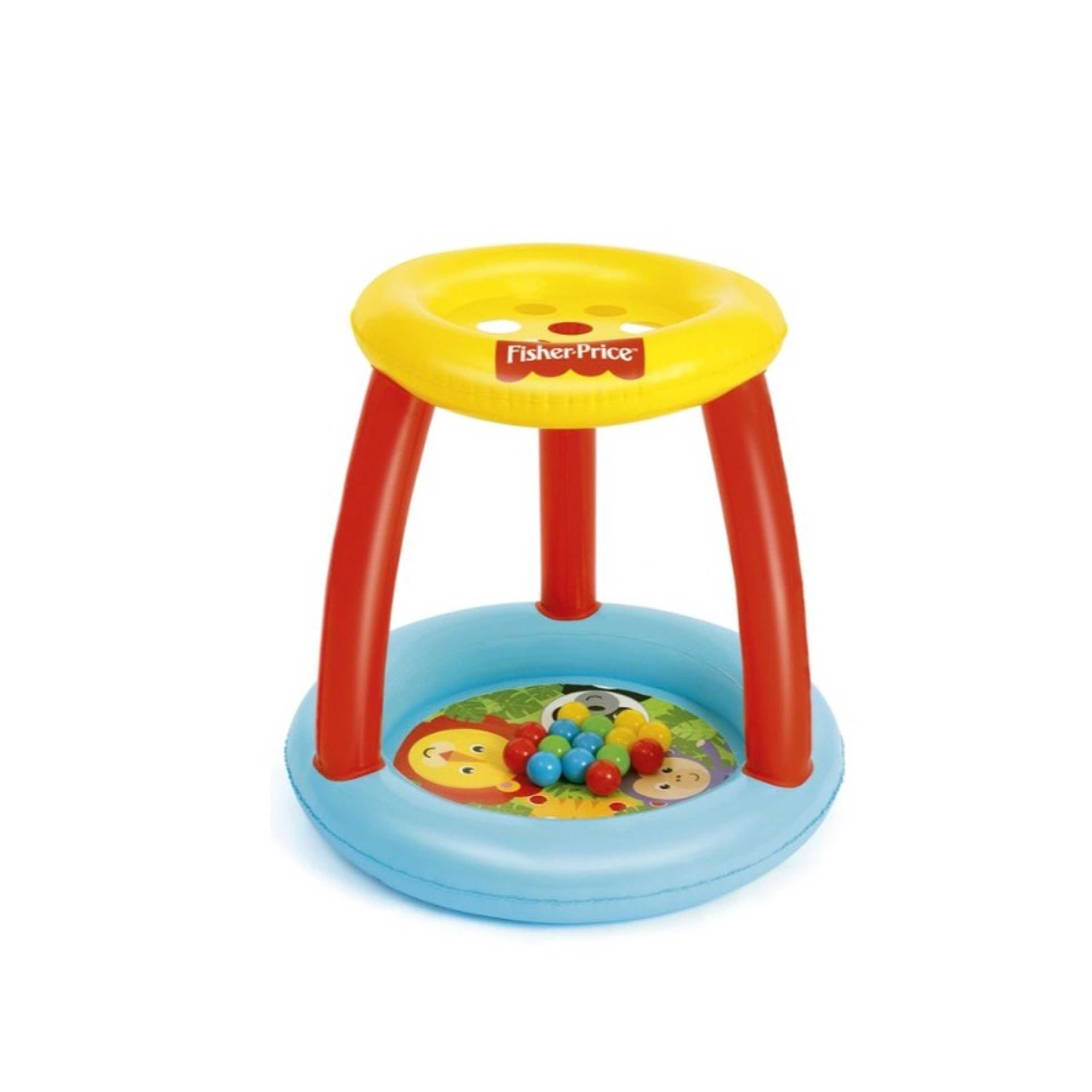 Bestway Fisher-Price 35" x 35" x 33"/89cm x 89cm x 84cm Animal Friends Ball Pit - Product Main Image
