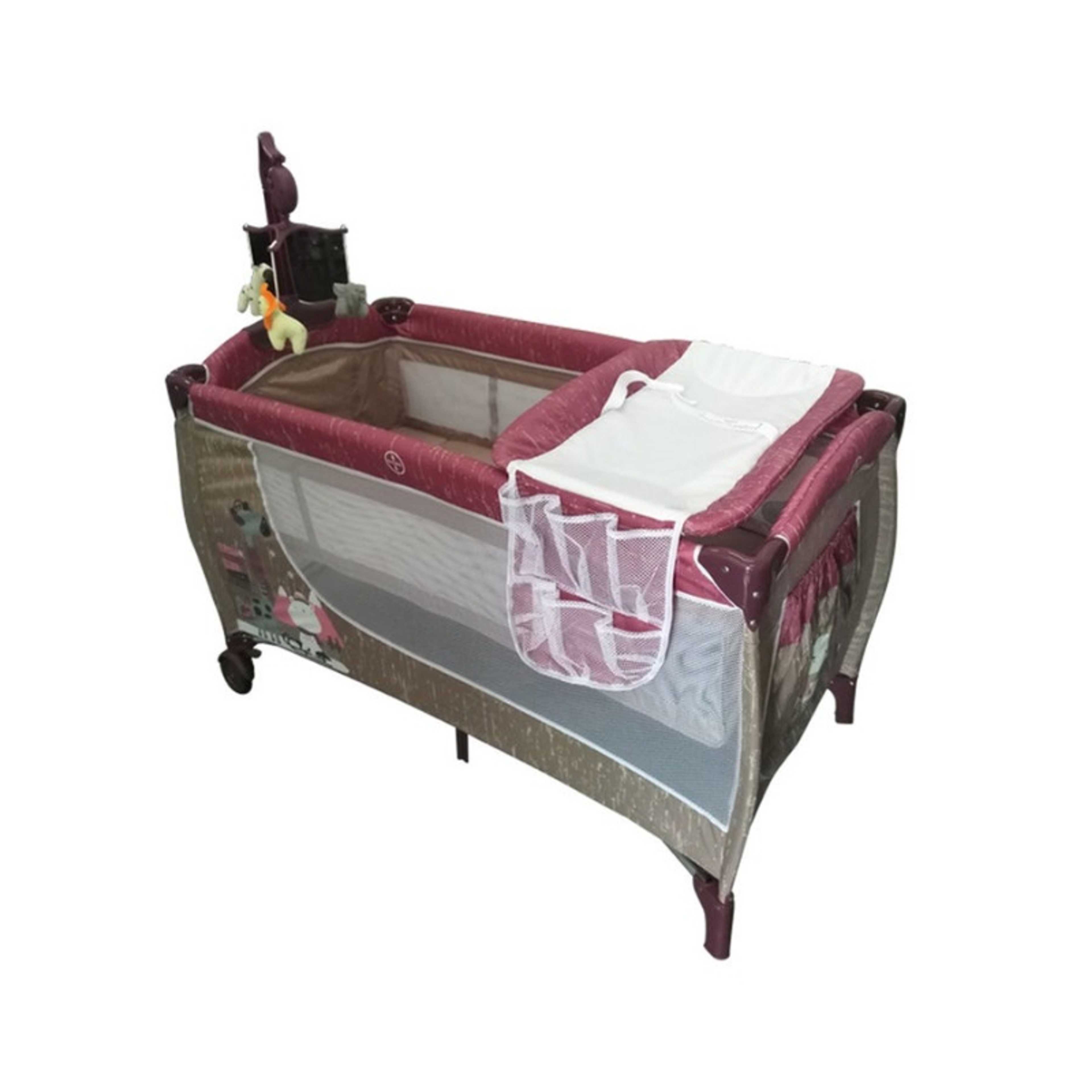 Baby-Baby Playpen Two Layers With Toys 27-613P - Product Main Image