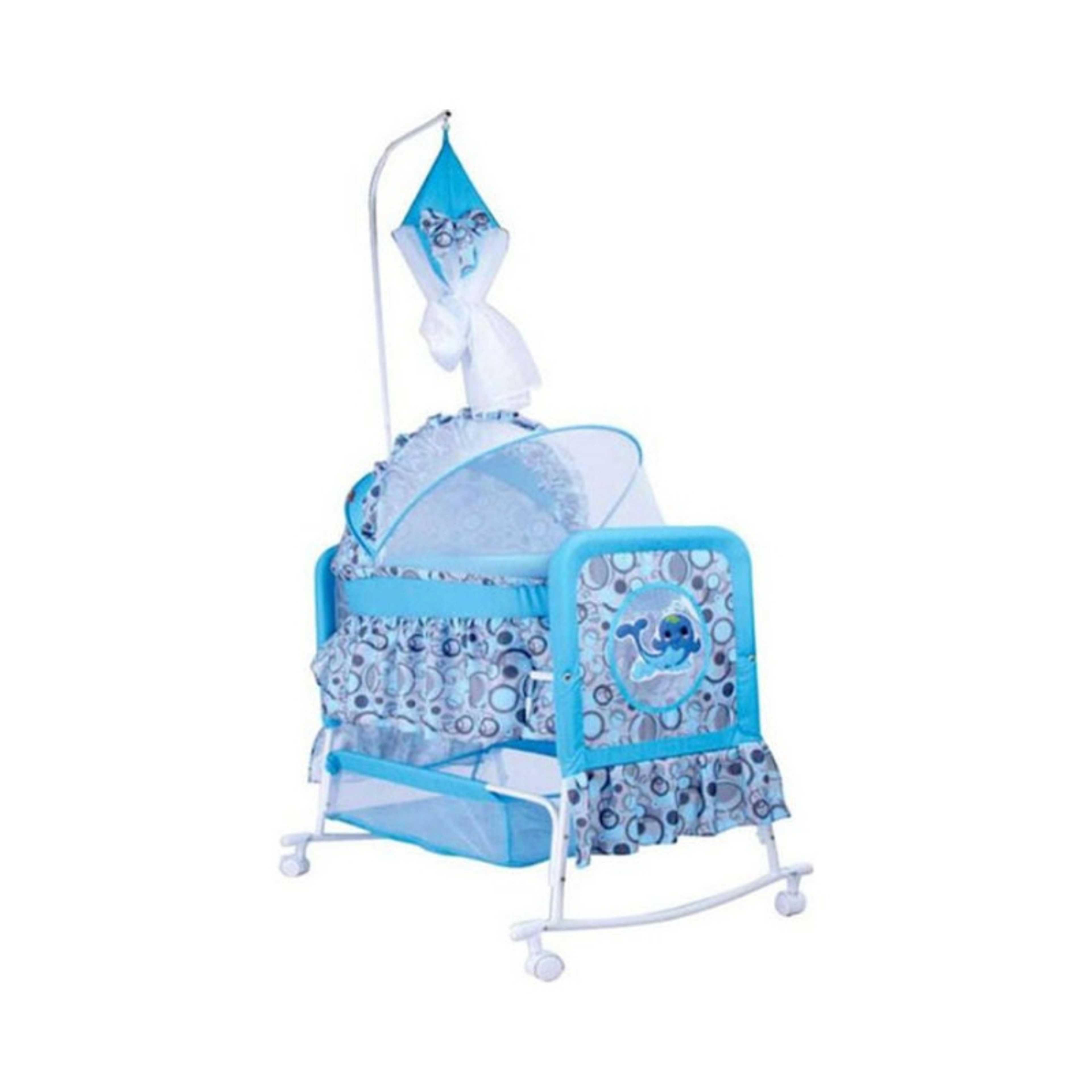 Baby love-Baby Cot Cradle With Mosquito Net - Product Main Image