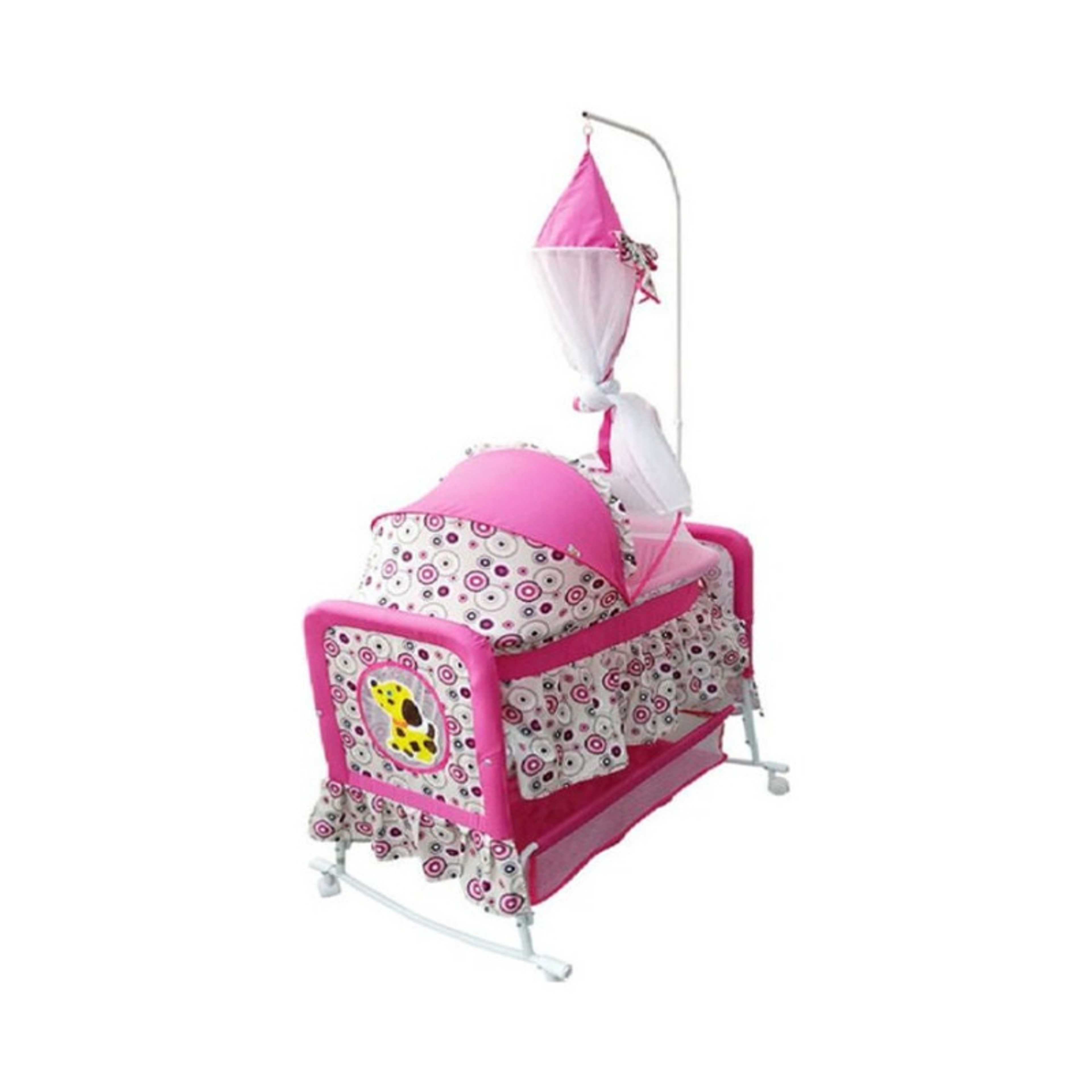 Baby love-Cradle With Mosquito Net Baby Cot - Product Main Image