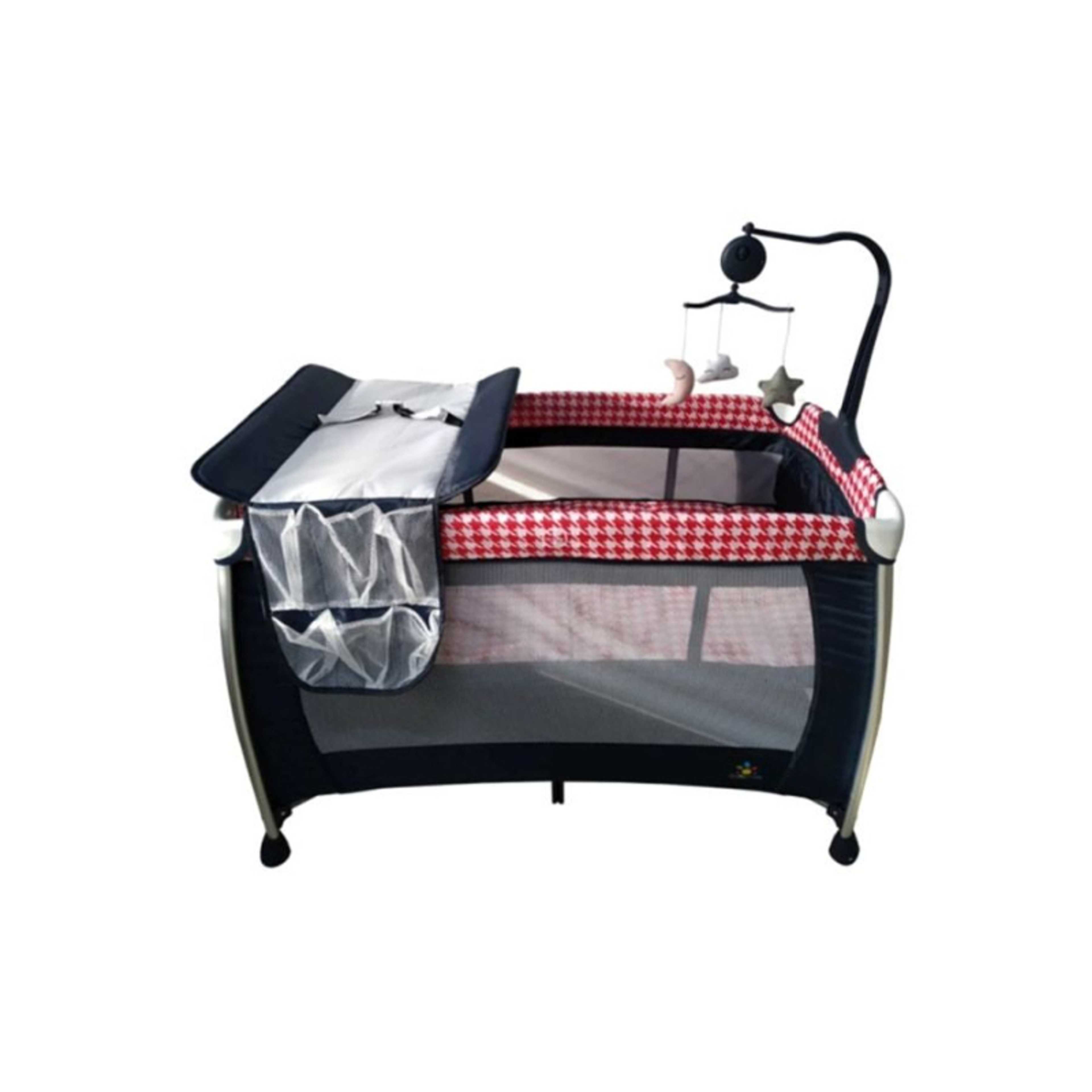 Baby love-Foldable Baby Playpen Two Layers With Toys 27-920Ap - Product Main Image