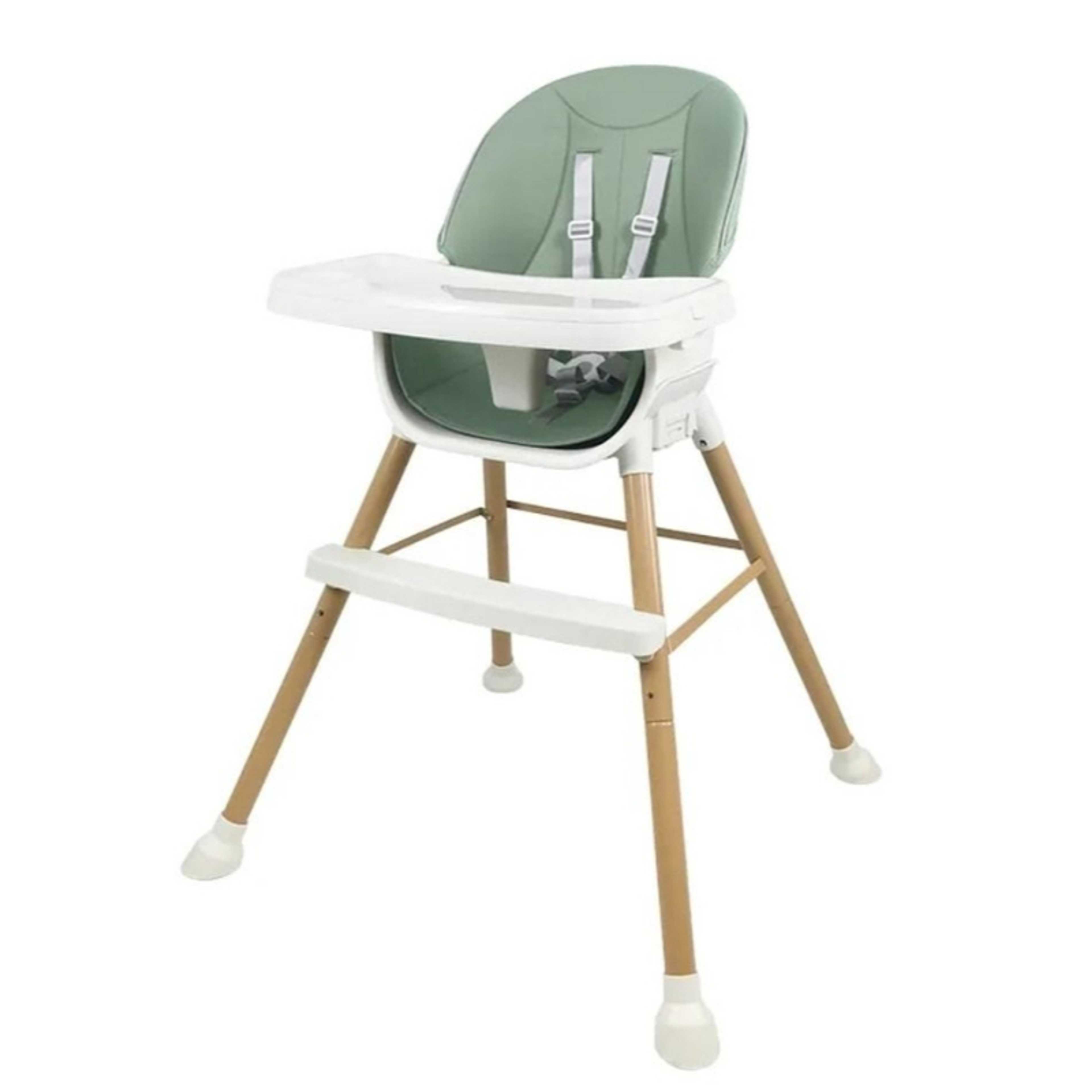 Baby-Adjustable Multifunctional Portable Foldable Dining Highchair With Removable Tray -Green 33-1051-14G - Product Main Image