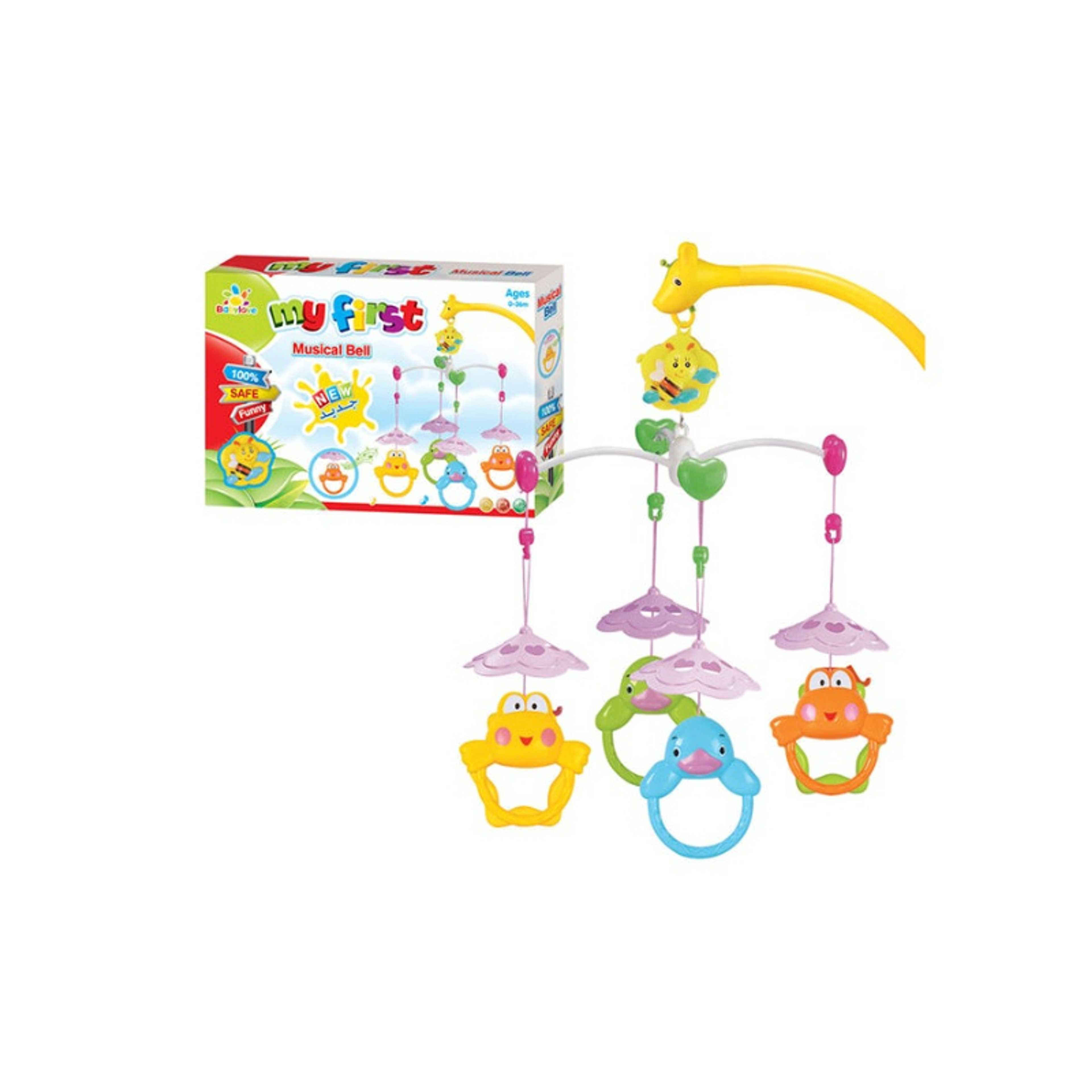 Baby love-Wind Up Musical Bell Crib Toy 27x9x38cm - Product Main Image