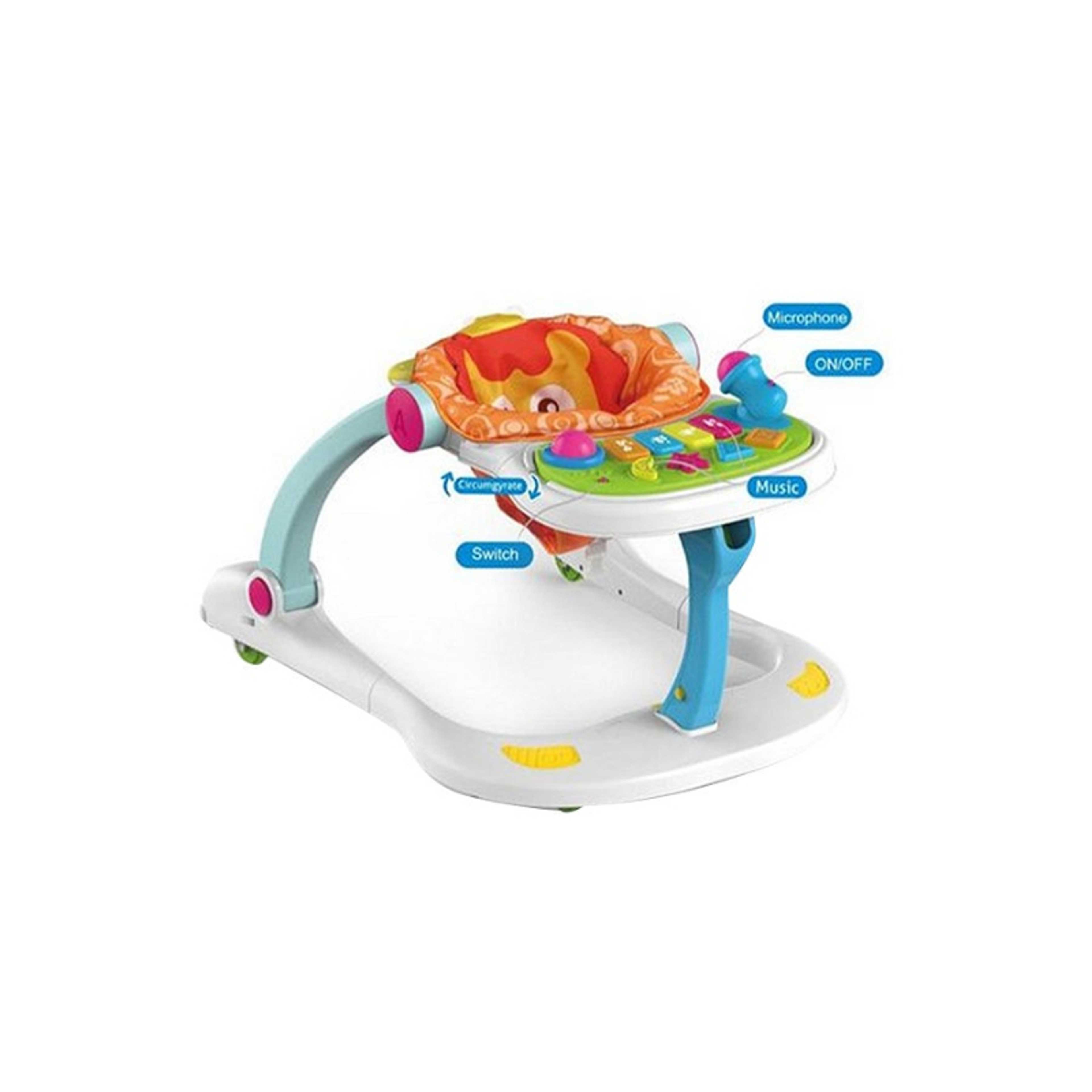 Baby love-4-in-1 Ride-on Musical Baby Walker With Sturdy Design And Impressive Steps - Product Main Image