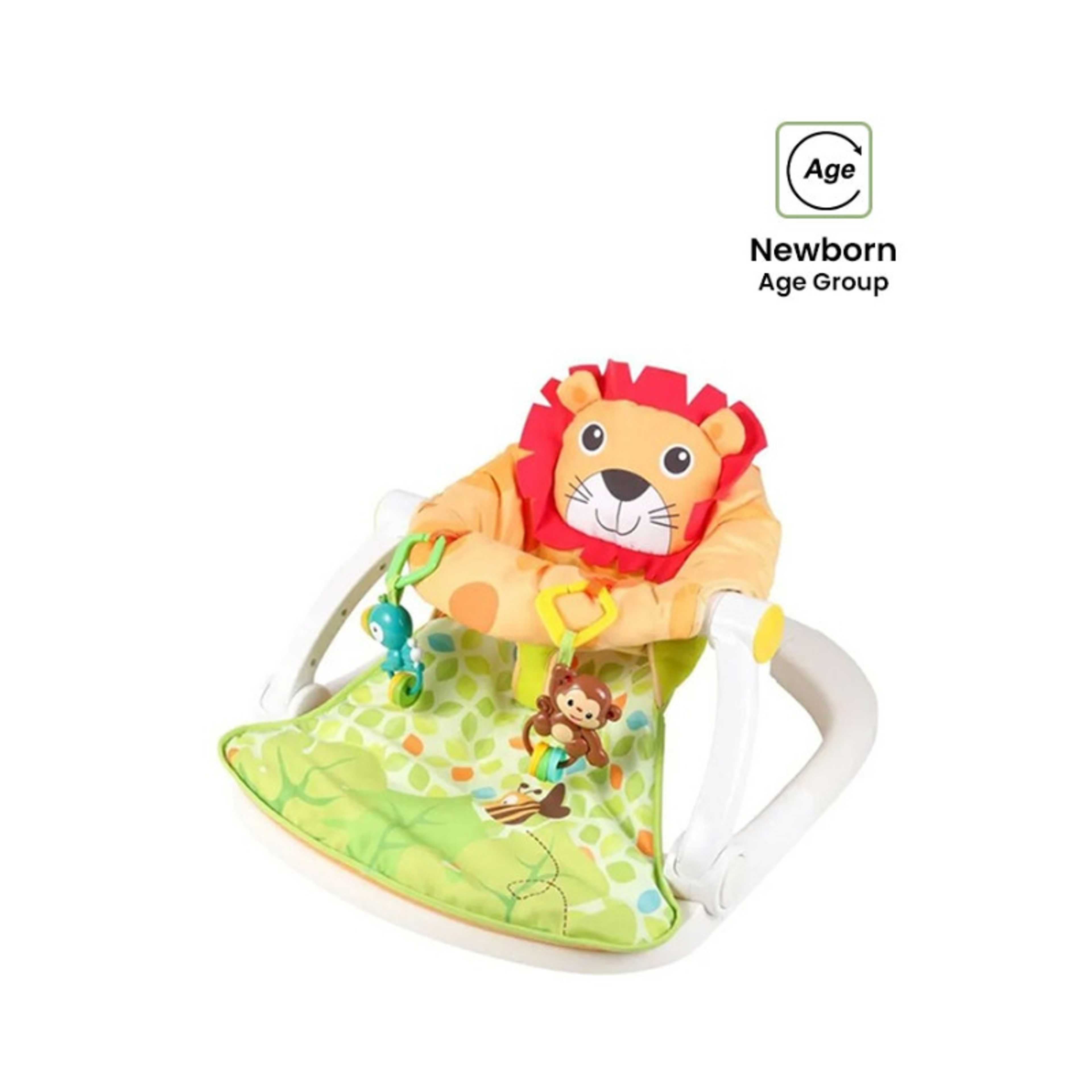 Baby love-Foldable, Portable Design Floor Padded Seat With Light, Music, Comfortable and Relaxed - Product Main Image