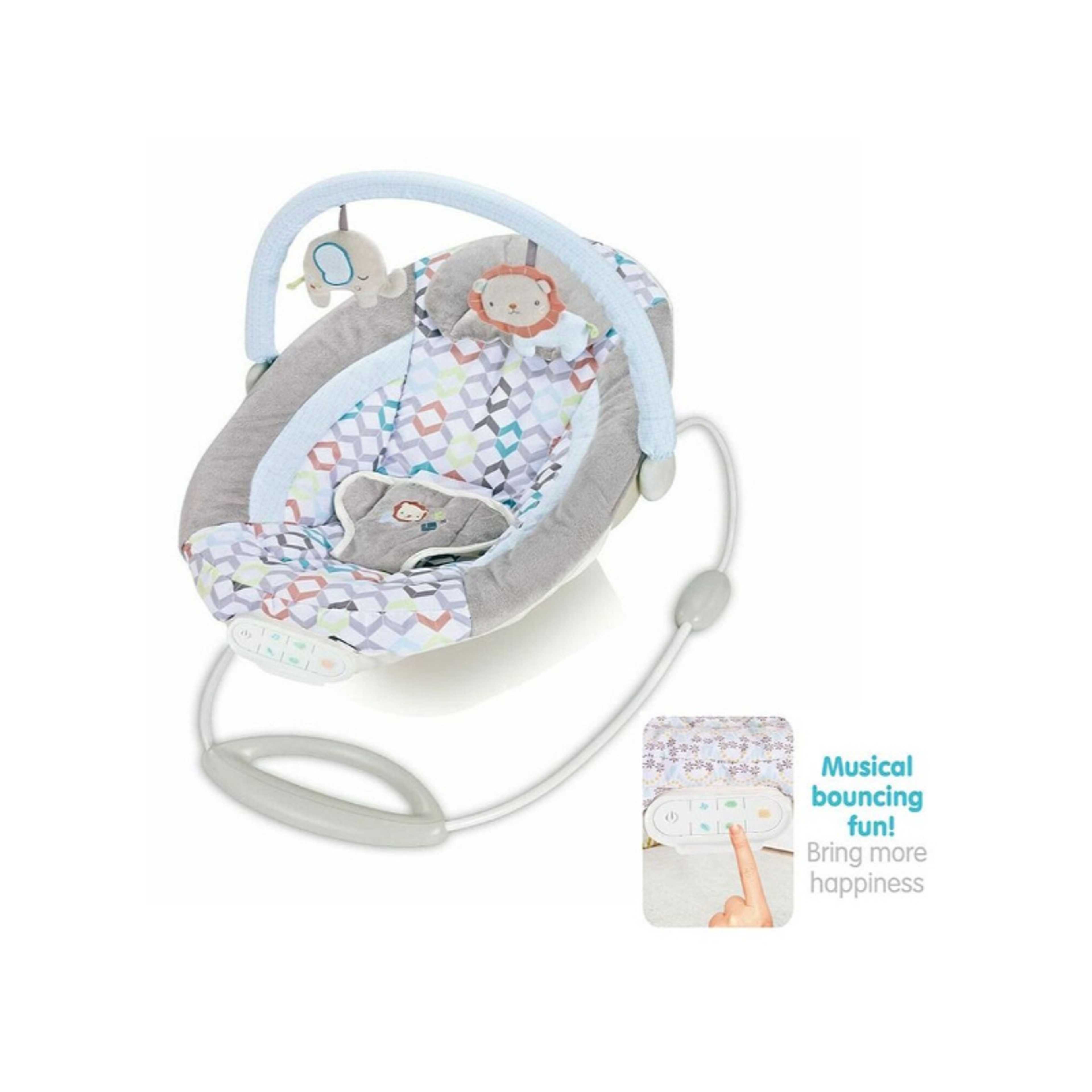 Baby-ROCKING CHAIR With MUSIC (BLUE) 33-1836183B - Product Main Image