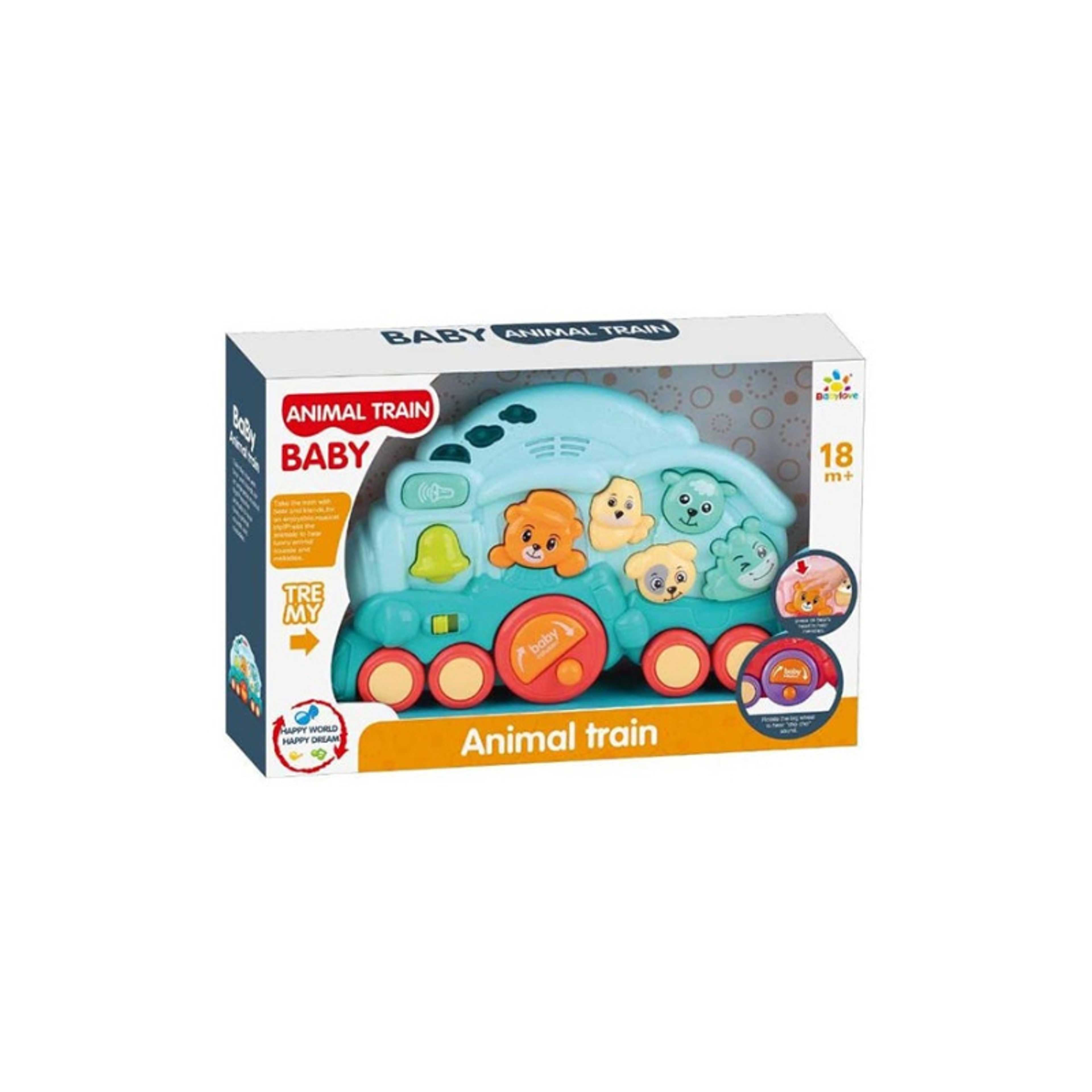 Baby love-Animal Train For Kids 37cm - Product Main Image