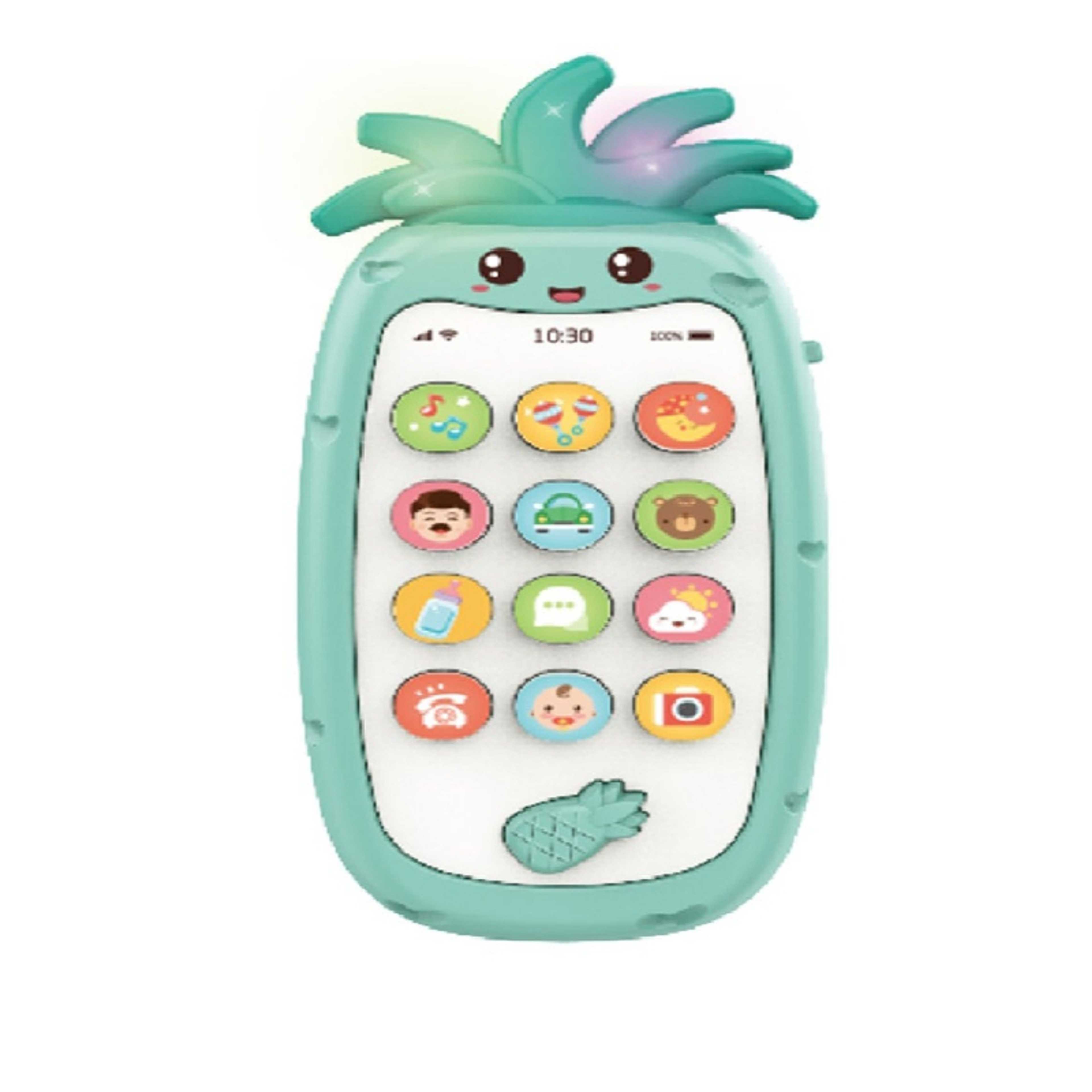 Baby-Pineapple Themed Mobile Phone ,Green - Product Main Image