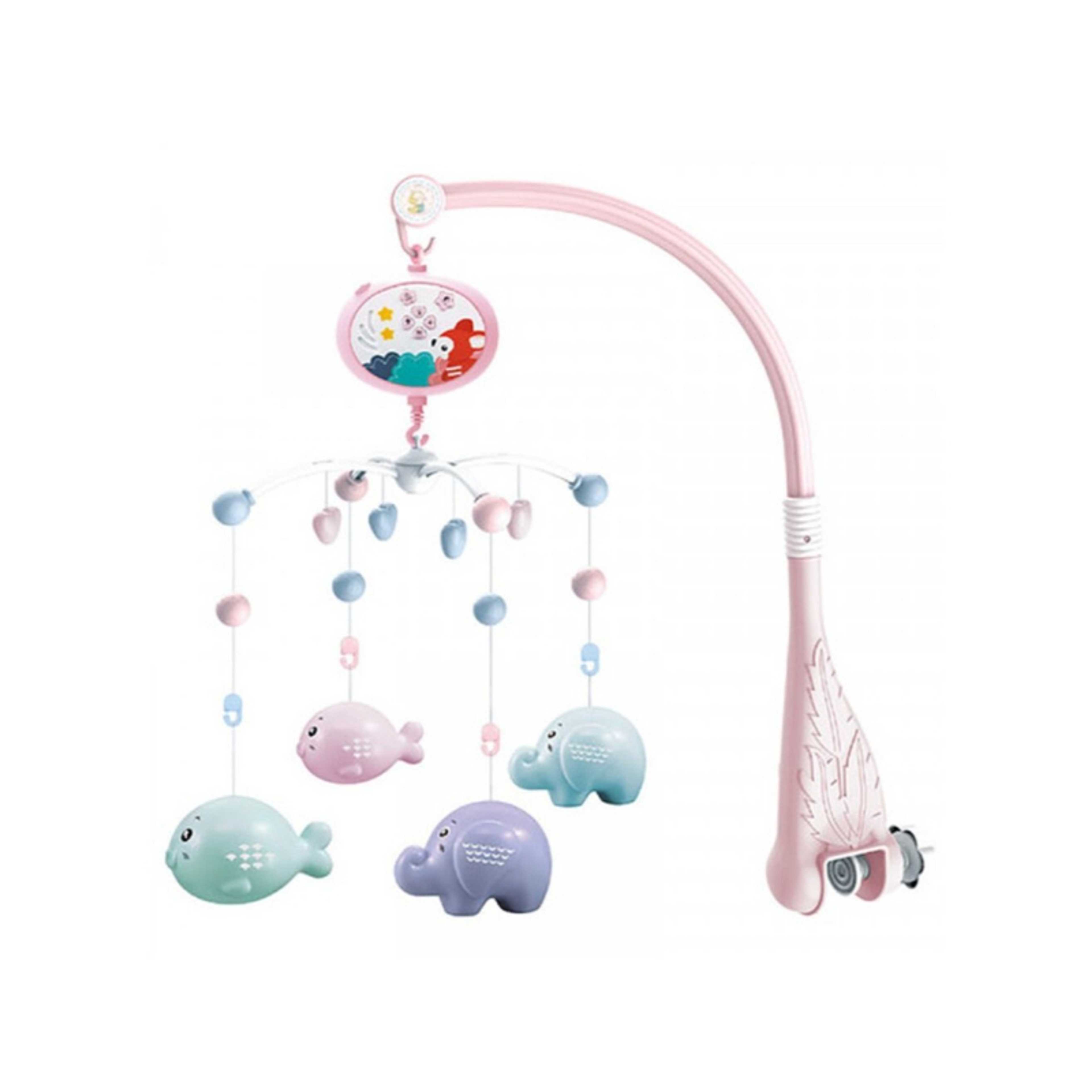 Baby-Newborn Bed Musical Educational Toys Rotation Baby Crib Mobile With Resolute Material - Product Main Image