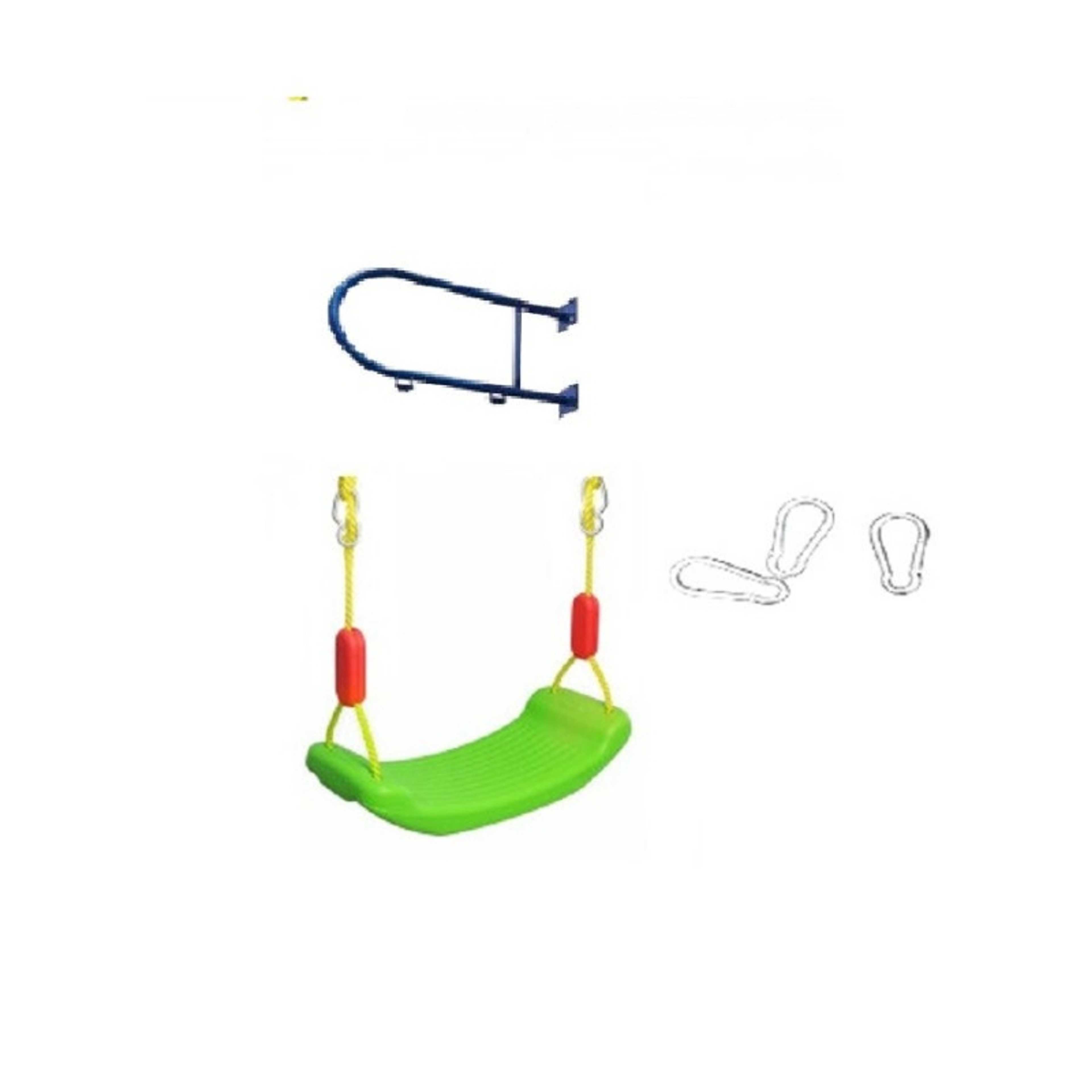 FULL JOY-Safety Swing with Heavy duty strong wall iron bar blue - Product Main Image
