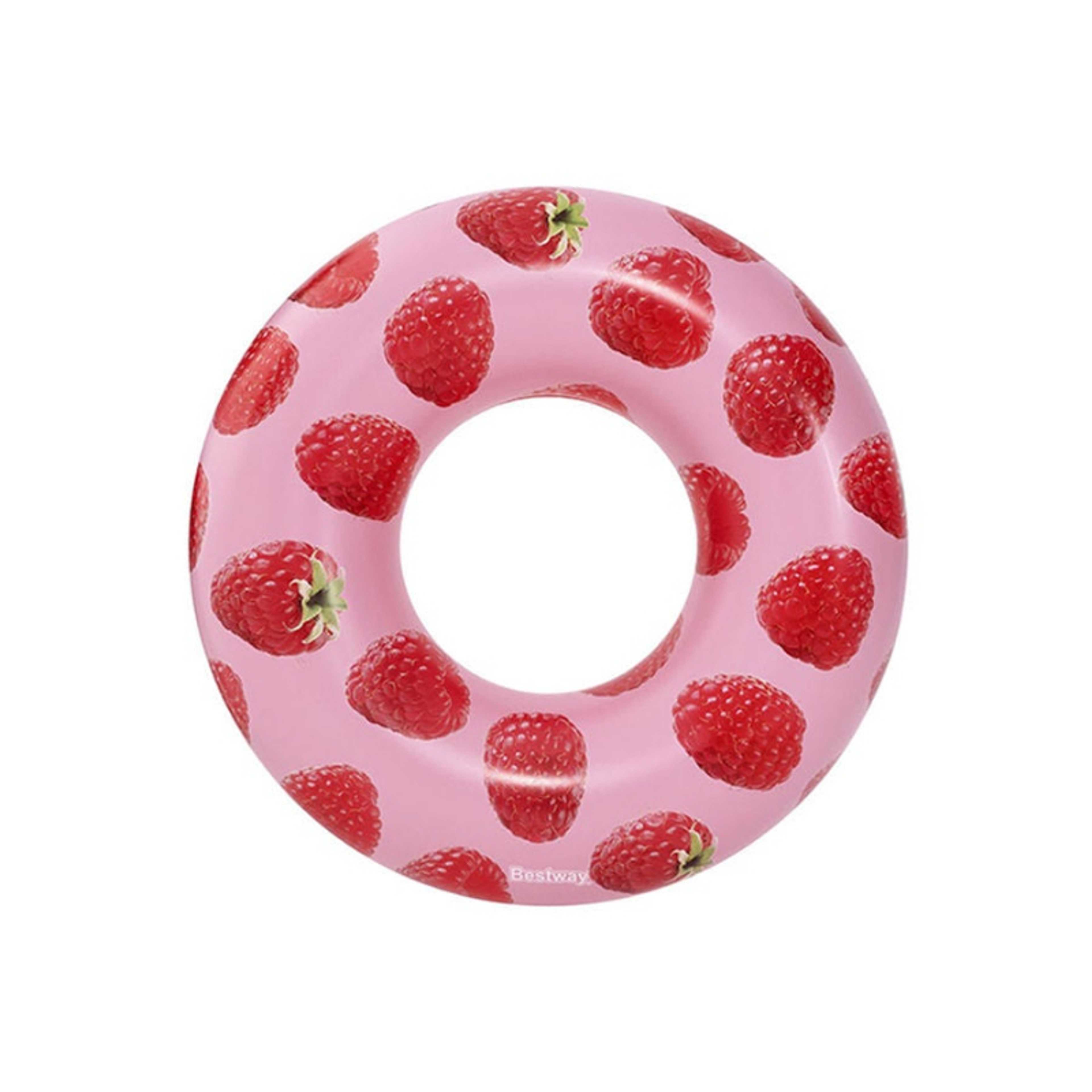 Scentsational Raspberry Inflatable Swim Ring Tube - Product Main Image